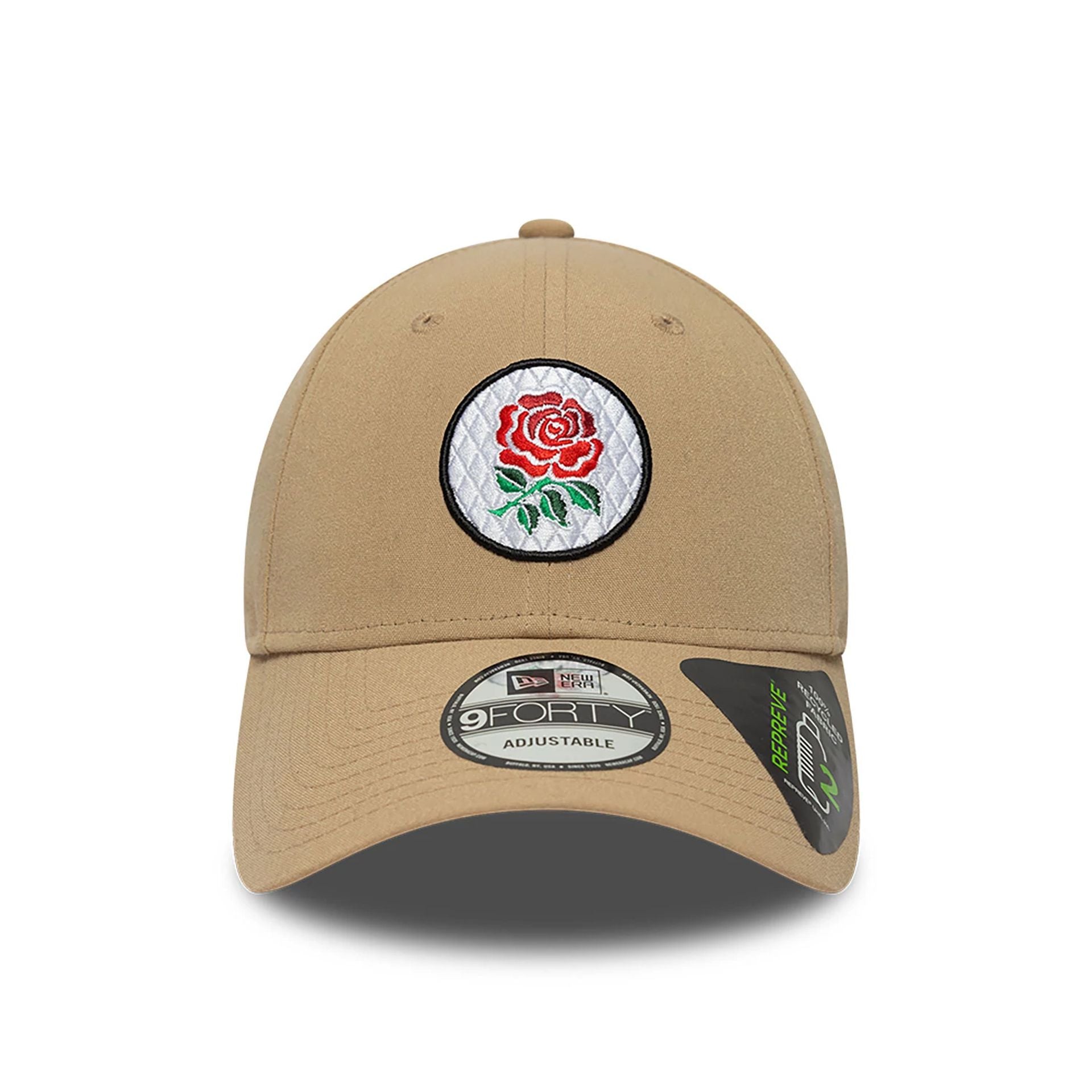 This is a Rugby Football Union Repreve® Beige 9FORTY Adjustable Cap 2