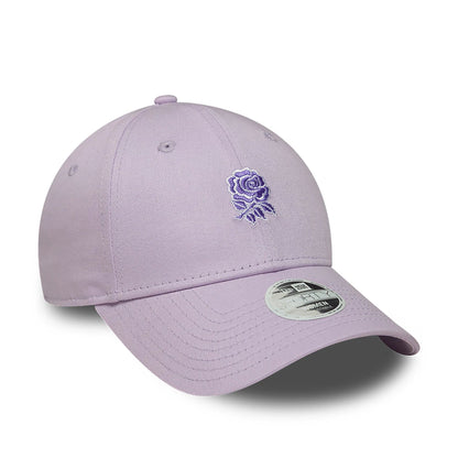 This is a Rugby Football Union Womens Seasonal Pastel Purple 9FORTY Adjustable Cap 3