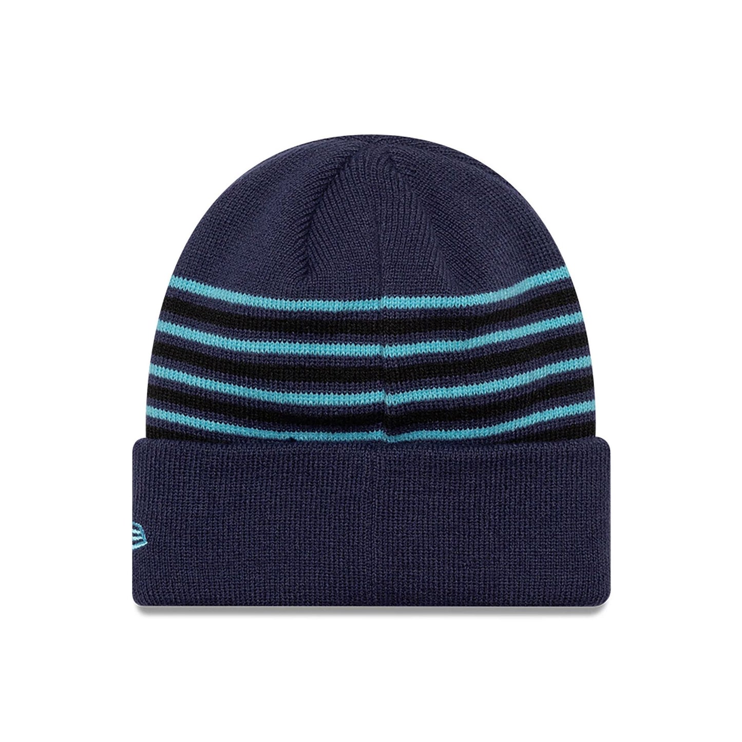 This is a Rugby Football Union Youth Pop Colour Navy Cuff Knit Beanie Hat 2