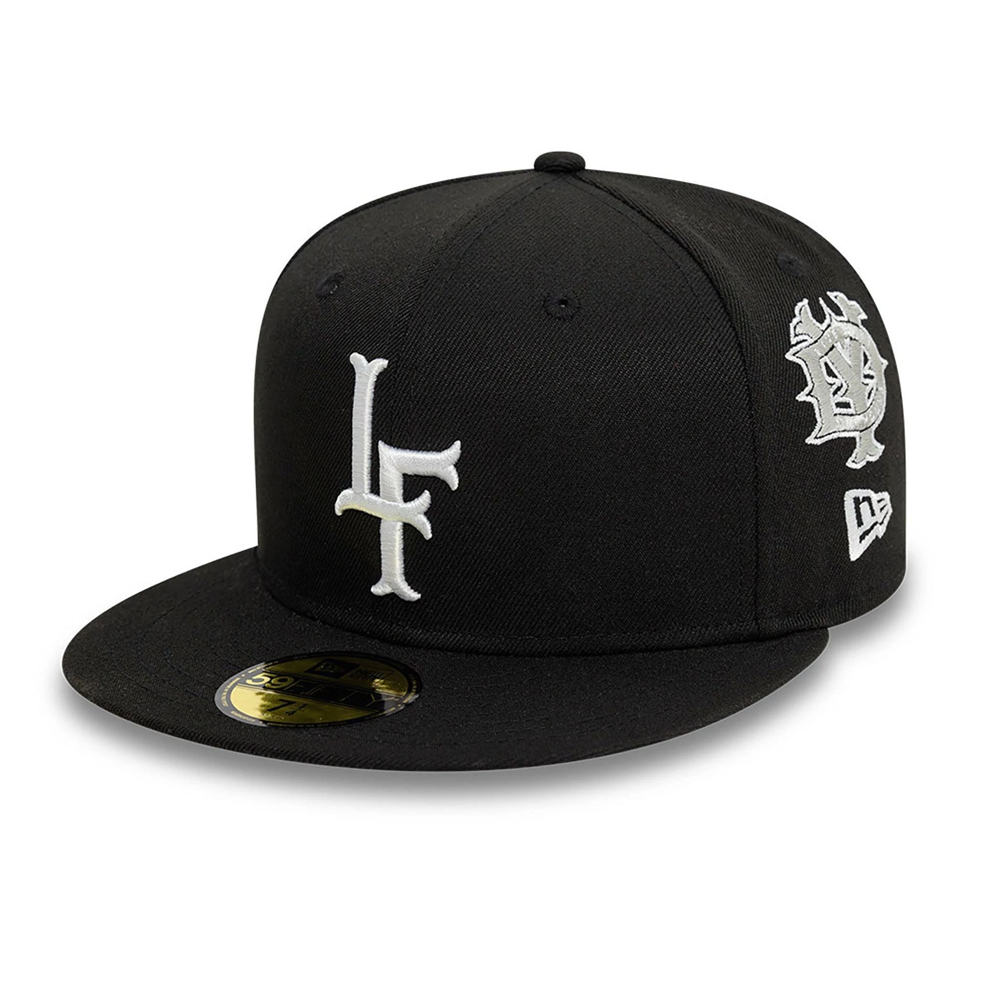 This is a LFDY x New Era Black 59FIFTY Fitted Cap 1