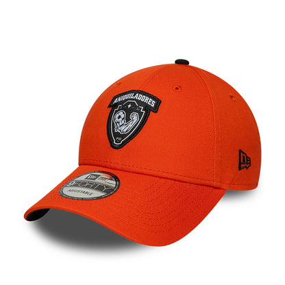 This is a Anquiladores Kings League New Season Orange 9FORTY Adjustable Cap 4