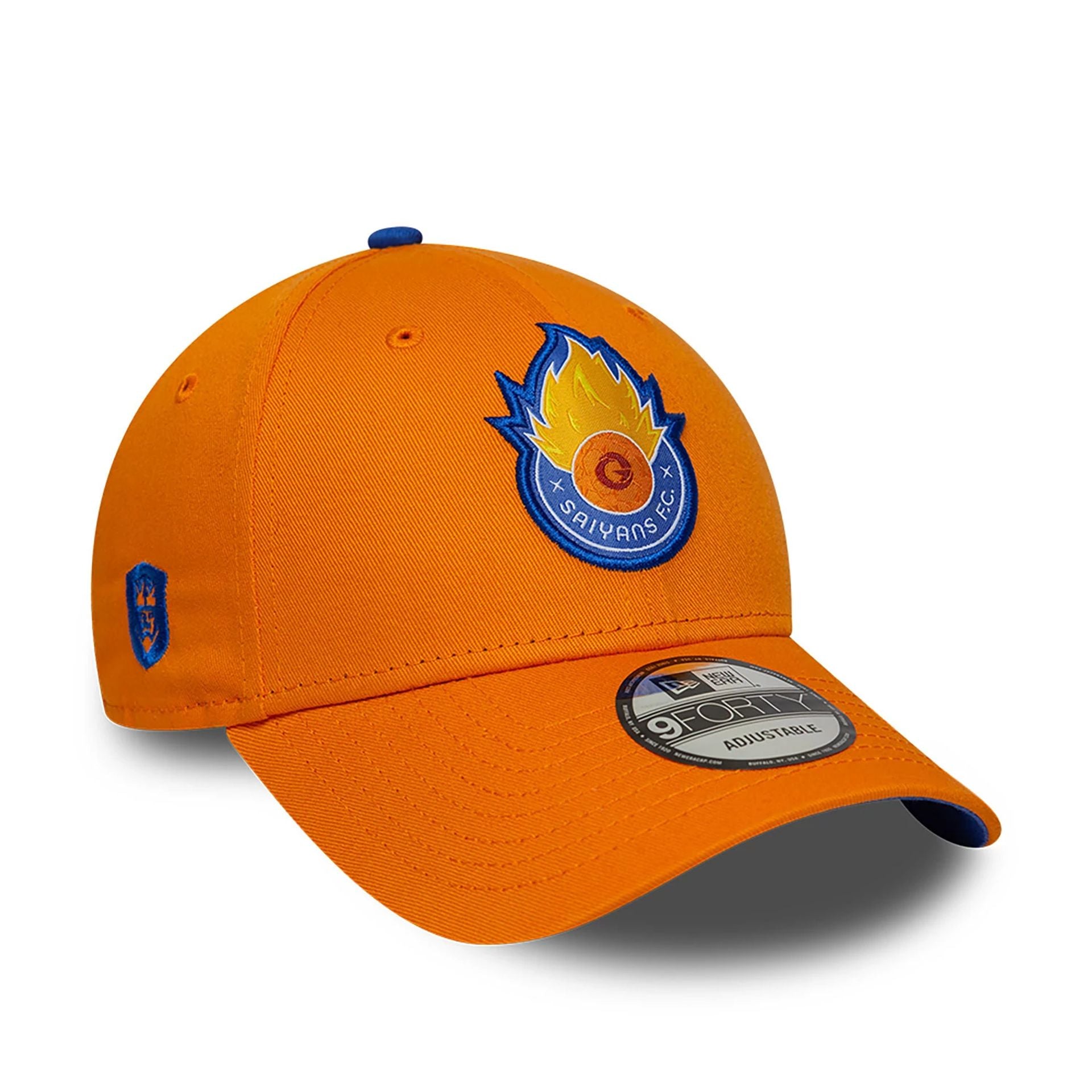 This is a Saiyans FC Kings League New Season Orange 9FORTY Adjustable Cap 1