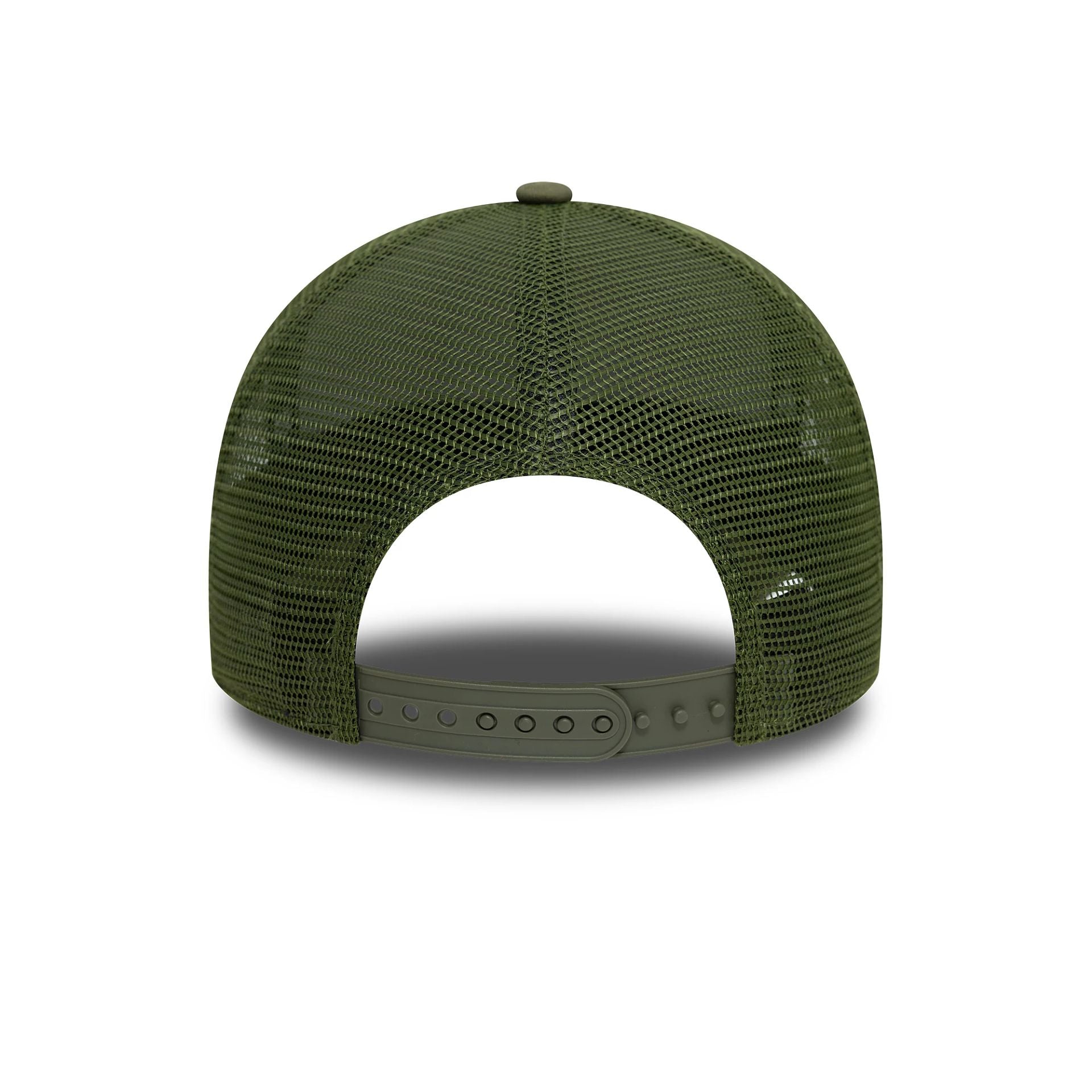 This is a New Era Patch Green 9FORTY A-Frame Trucker Adjustable Cap 4