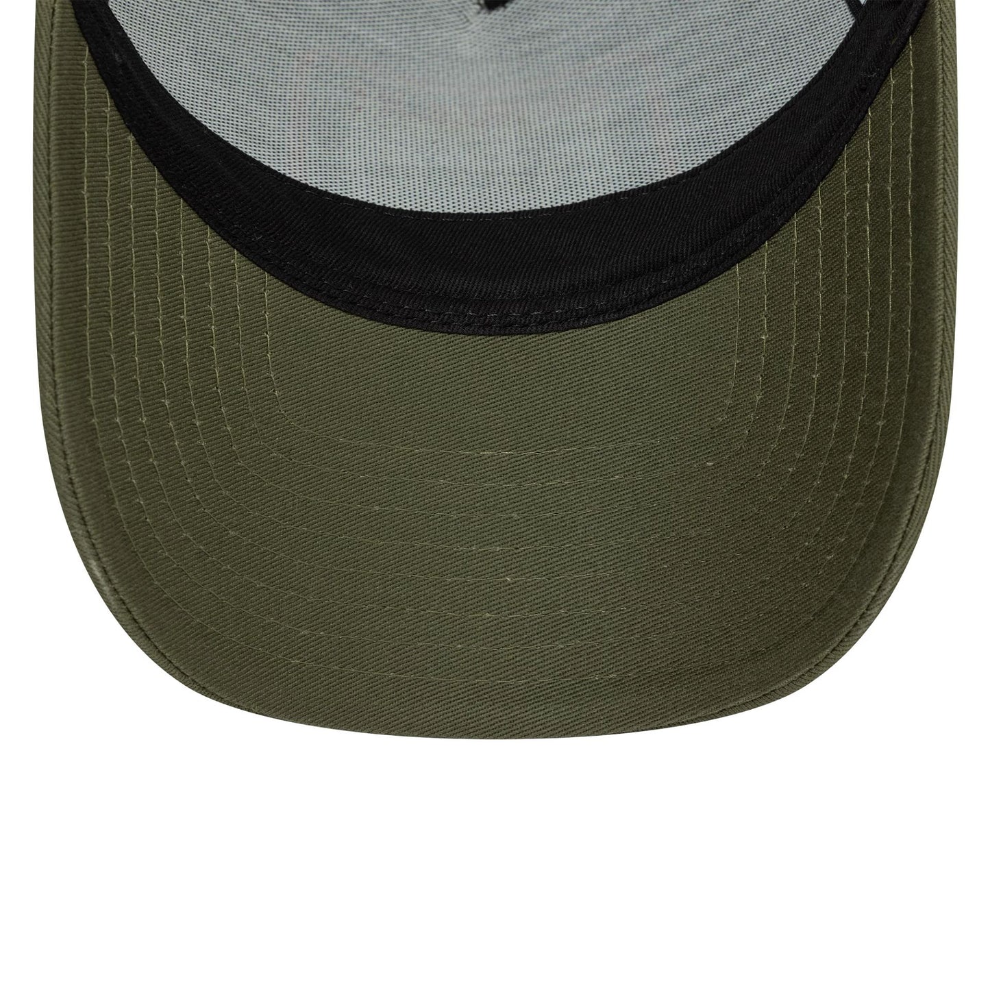 This is a New Era Patch Green 9FORTY A-Frame Trucker Adjustable Cap 5