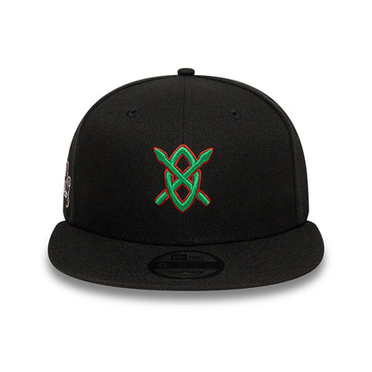 This is a Daily Paper x New Era New York Black 9FIFTY Snapback Cap 3