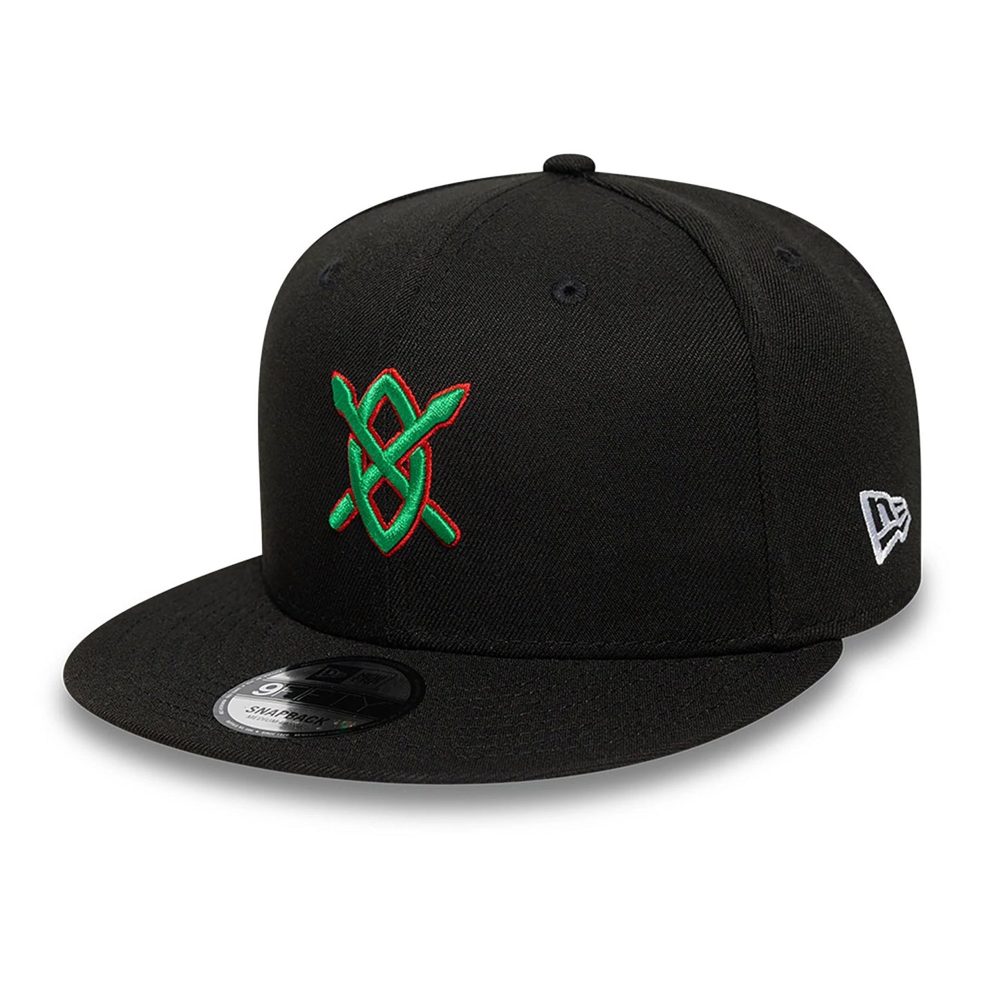 This is a Daily Paper x New Era New York Black 9FIFTY Snapback Cap 4