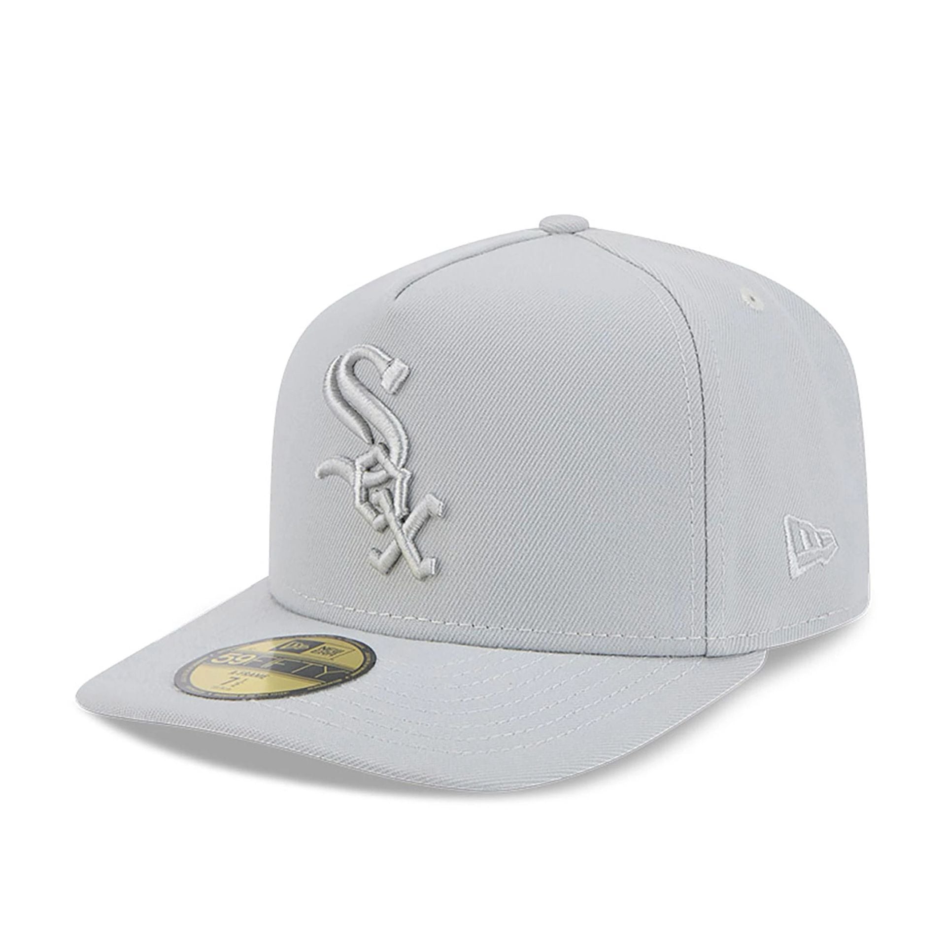 This is a Chicago White Sox Colour Pack Grey A-Frame 59FIFTY Fitted Cap 1