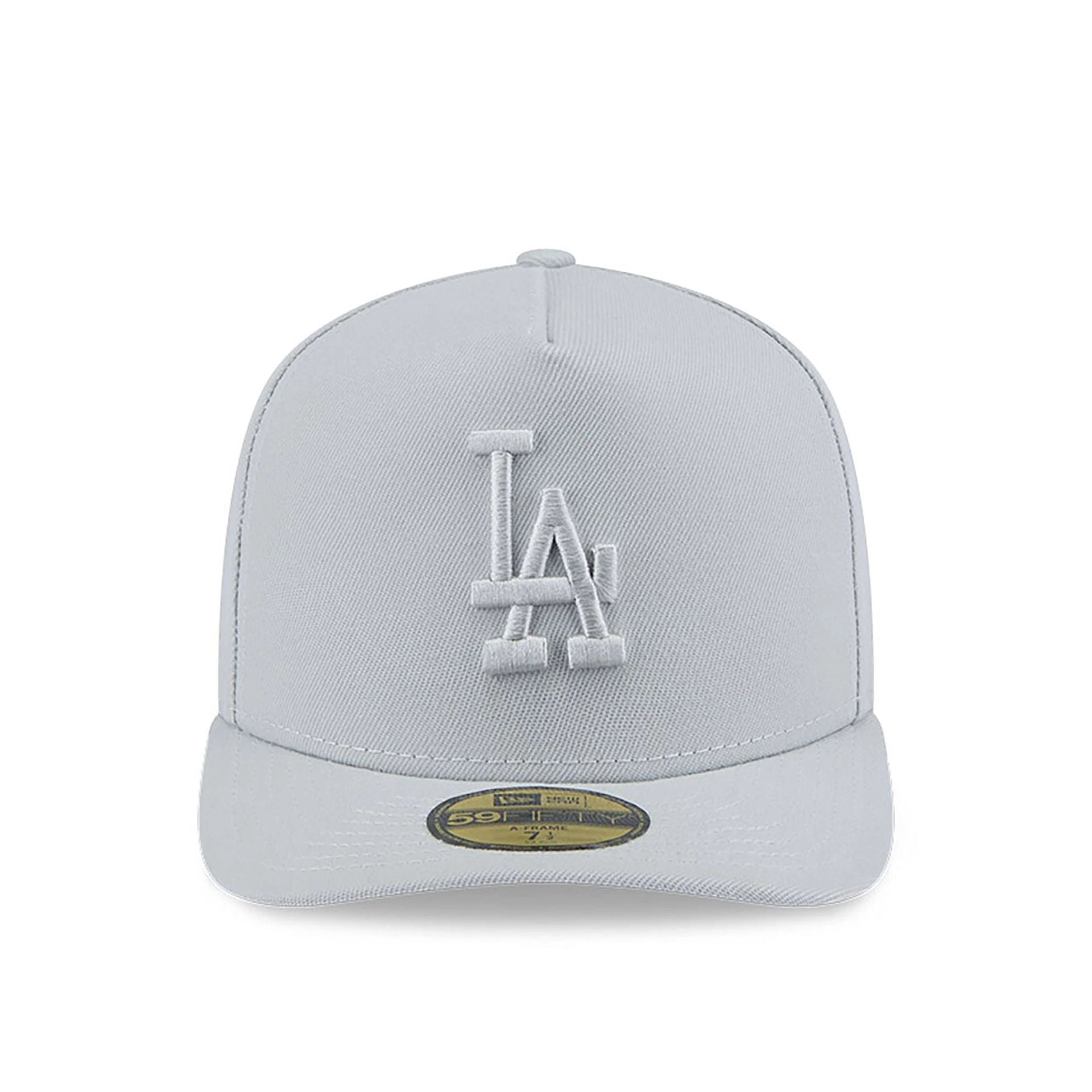 This is a LA Dodgers Colour Pack Grey A-Frame 59FIFTY Fitted Cap 2