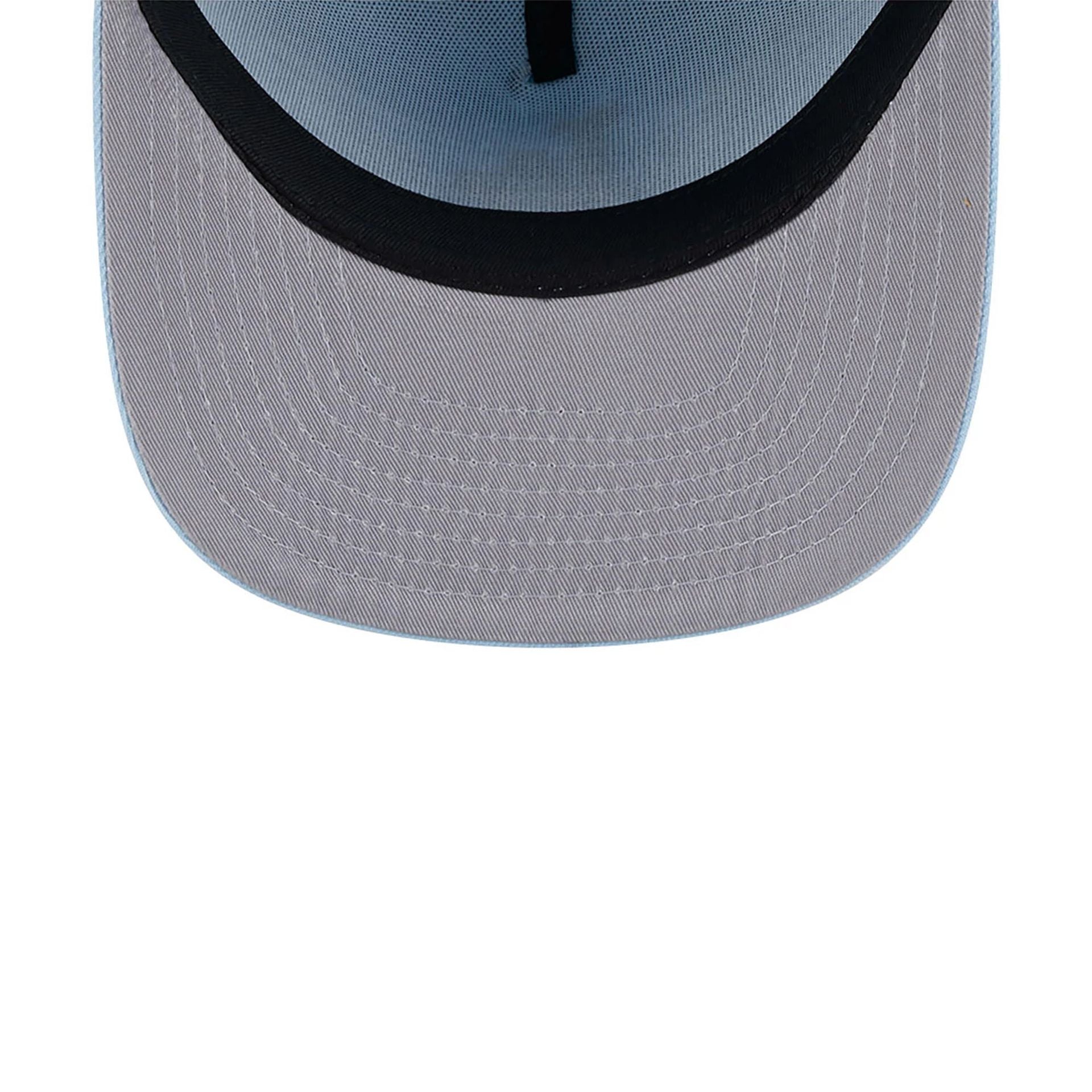 This is a LA Dodgers Colour Pack Pastel Blue A-Frame 59FIFTY Fitted Cap 2