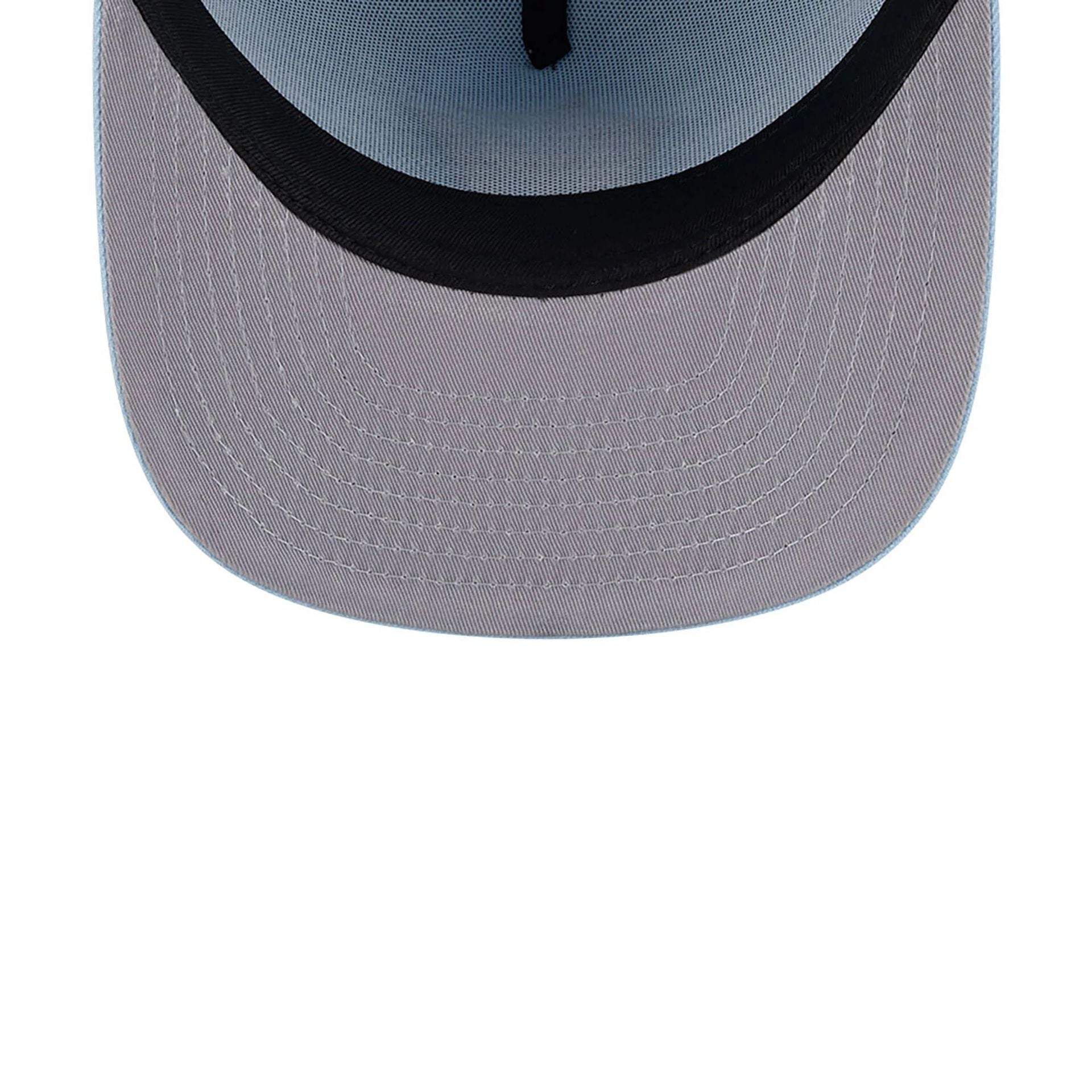 This is a Miami Marlins Colour Pack Pastel Blue A-Frame 59FIFTY Fitted Cap 2