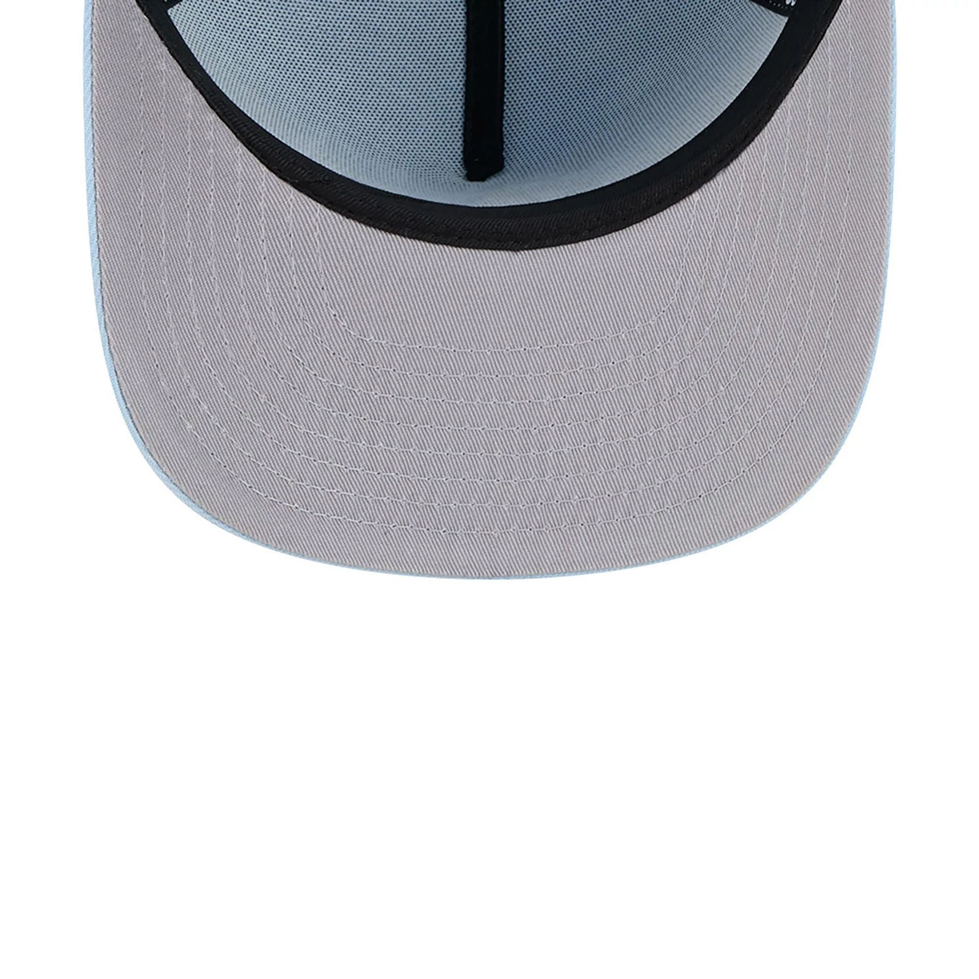 This is a Oakland Athletics Colour Pack Pastel Blue A-Frame 59FIFTY Fitted Cap 2