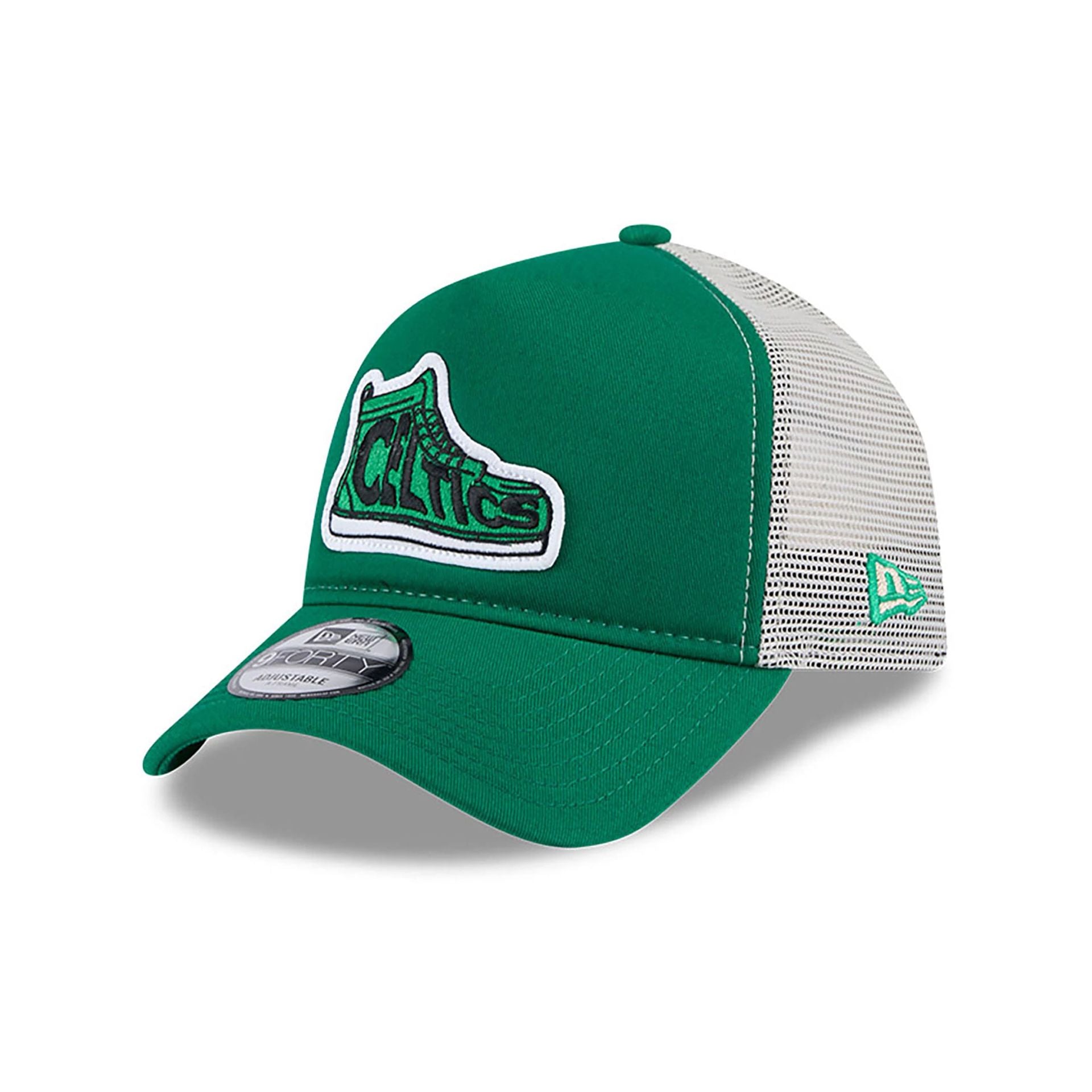 This is a Boston Celtics NBA All Star Game 2025 Fan Pack Green 9FORTY A-Frame Adjustable Cap 1