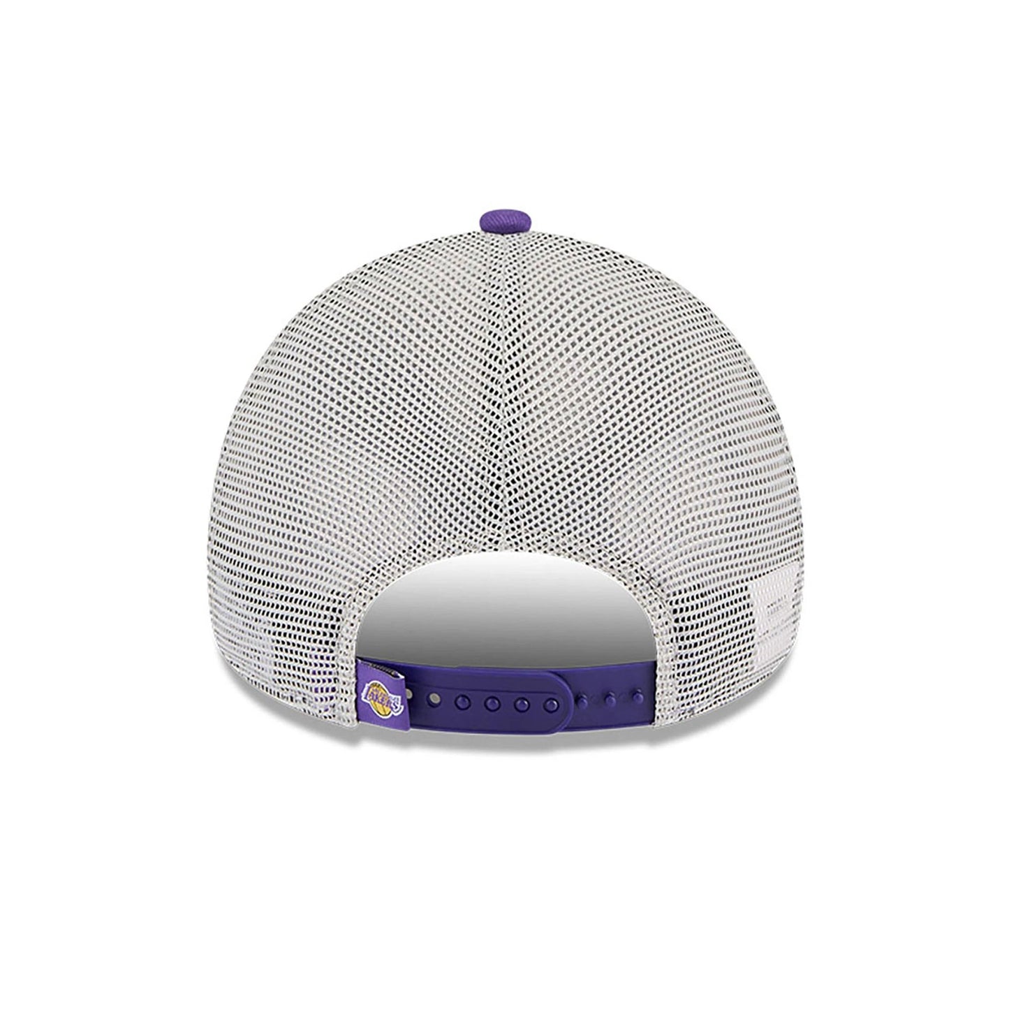 This is a LA Lakers NBA All Star Game 2025 Fan Pack Purple 9FORTY A-Frame Adjustable Cap 5