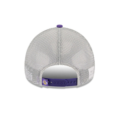 This is a LA Lakers NBA All Star Game 2025 Fan Pack Purple 9FORTY A-Frame Adjustable Cap 5