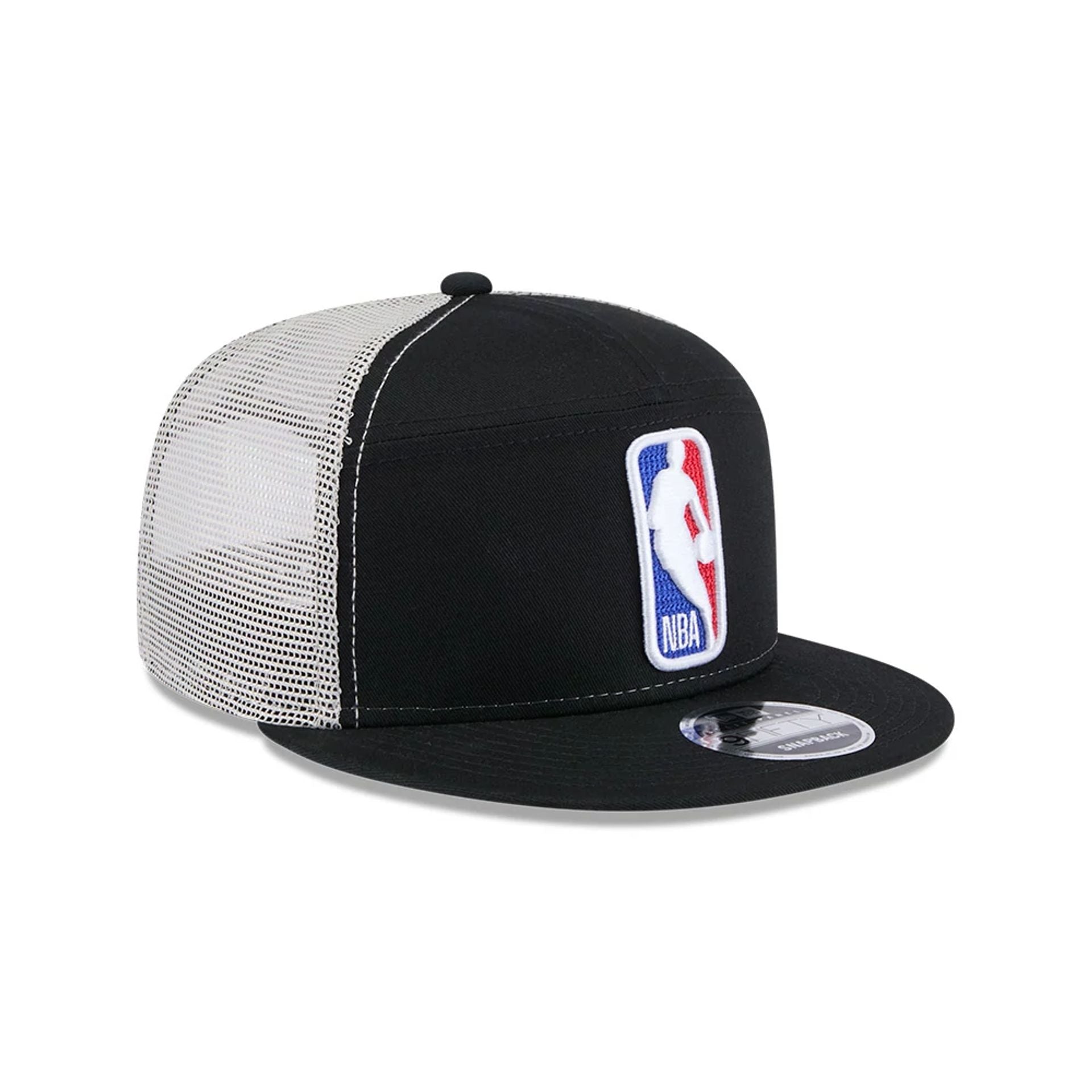 This is a NBA All Star Game Logo Fan Pack Black 9FIFTY Split Panel Snapback Cap 4