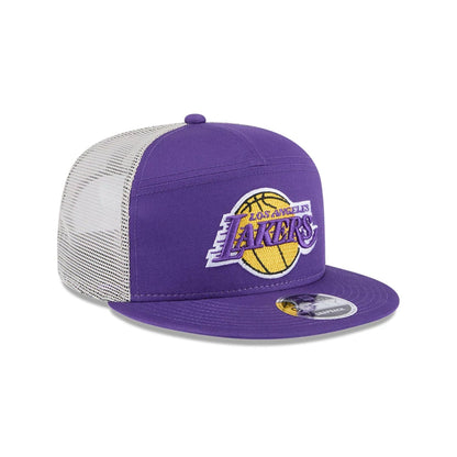 This is a LA Lakers NBA All Star Game 2025 Fan Pack Purple 9FIFTY Split Panel Snapback Cap 4