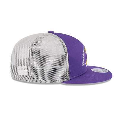 This is a LA Lakers NBA All Star Game 2025 Fan Pack Purple 9FIFTY Split Panel Snapback Cap 6