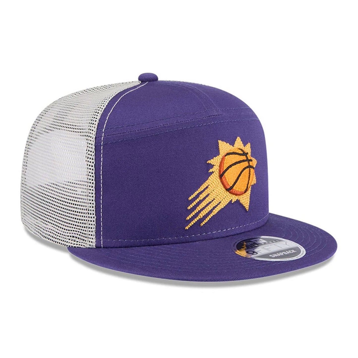 This is a Phoenix Suns NBA All Star Game 2025 Fan Pack Dark Purple 9FIFTY Split Panel Snapback Cap 5