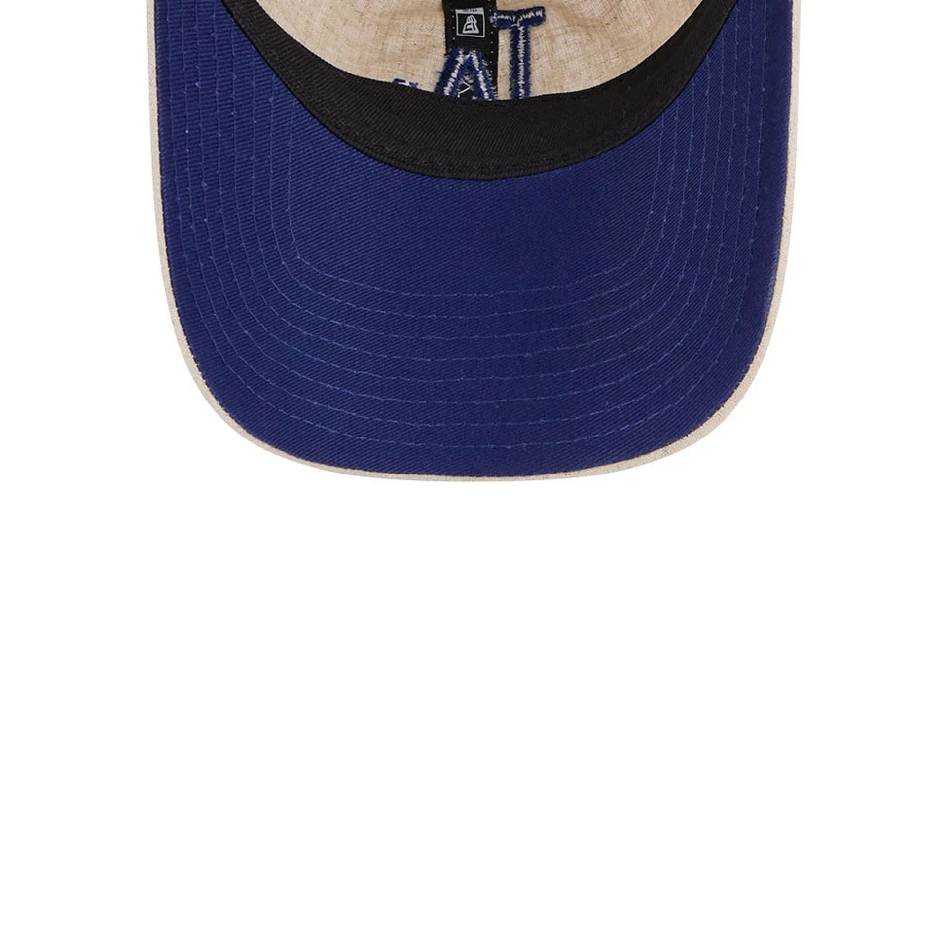 This is a LA Dodgers Spring Training Fan Pack 2025 Cream 9TWENTY Adjustable Cap 2