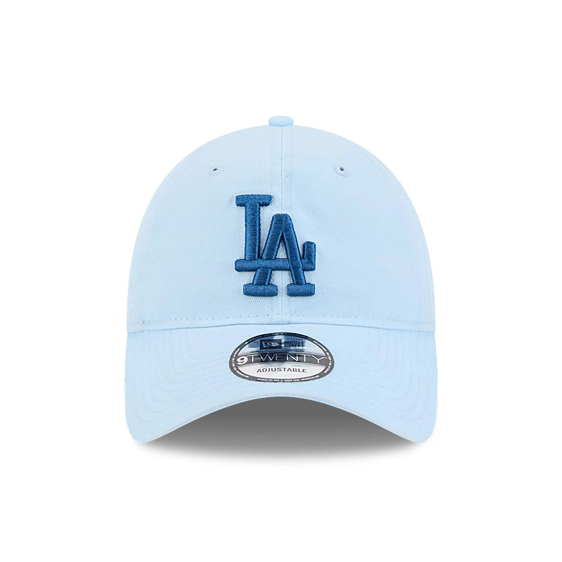 This is a LA Dodgers Spring Training Fan Pack 2025 Pastel Blue 9TWENTY Adjustable Cap 2