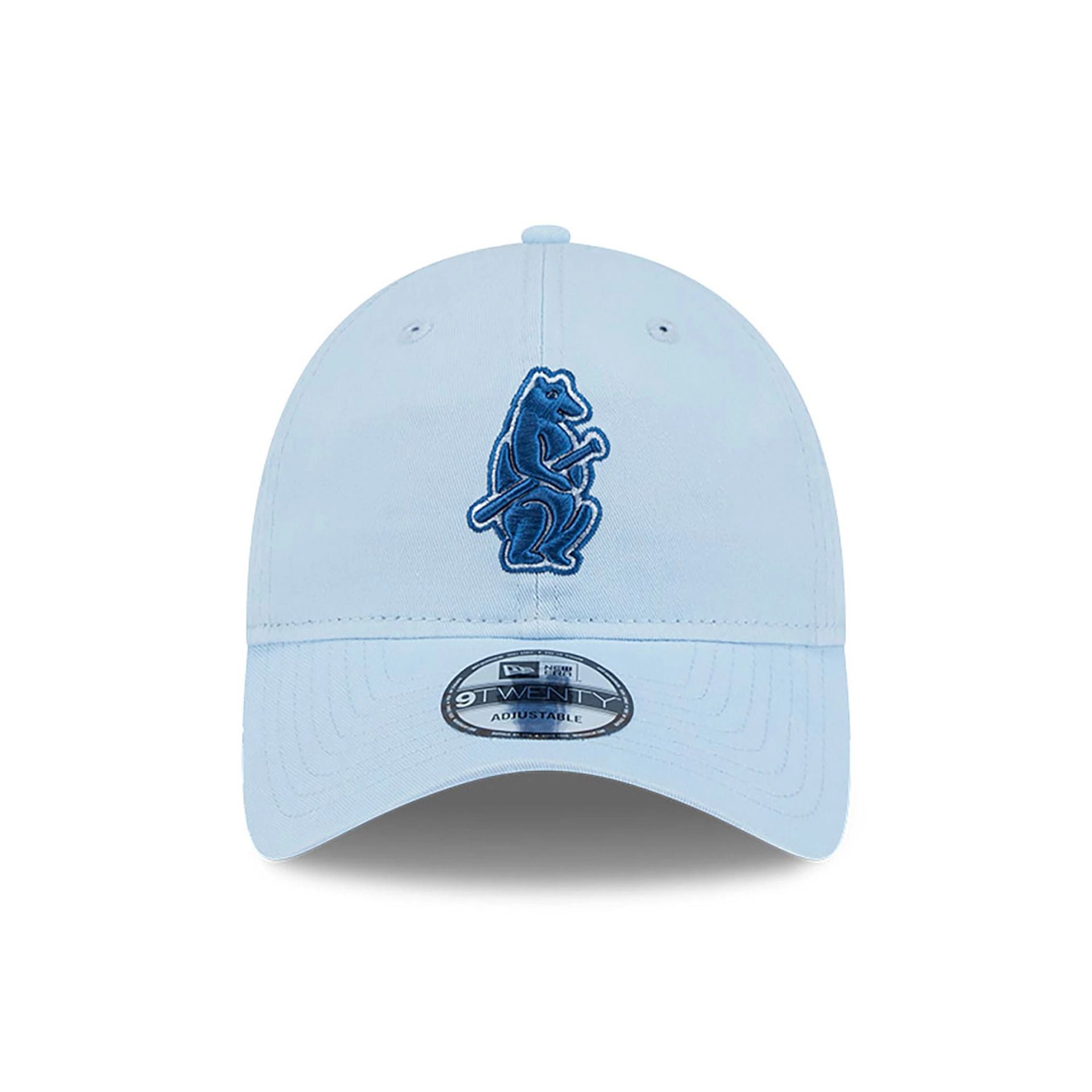 This is a Chicago Cubs Spring Training Fan Pack 2025 Pastel Blue 9TWENTY Adjustable Cap 2