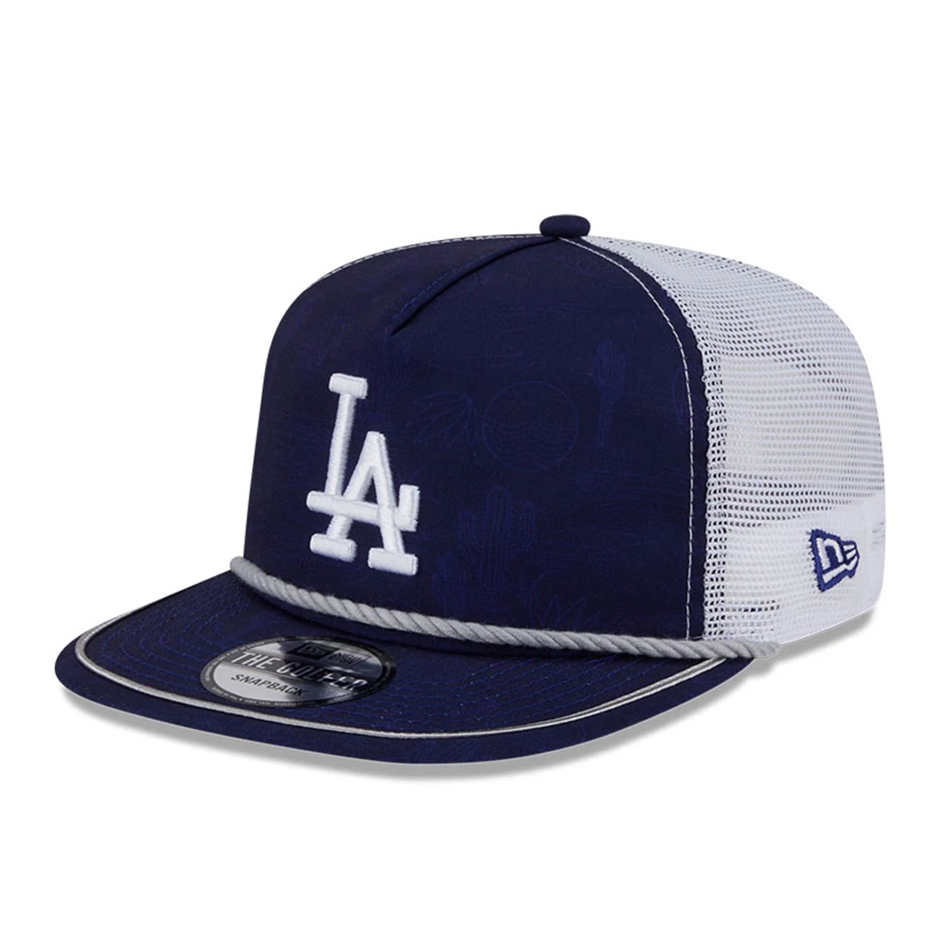 This is a LA Dodgers Spring Training Fan Pack 2025 Dark Blue Golfer Adjustable Cap 1