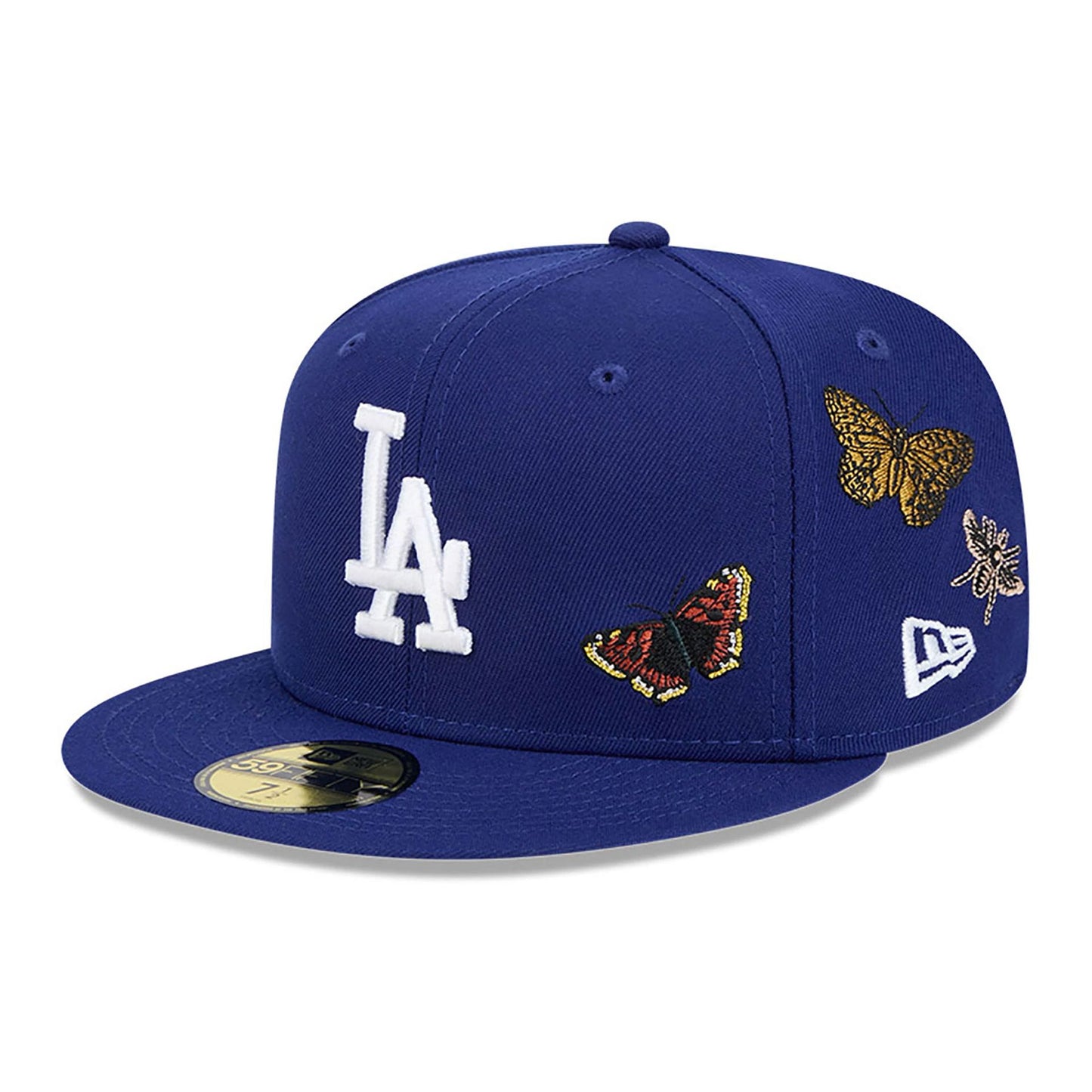 This is a LA Dodgers FELT x MLB Dark Blue 59FIFTY Fitted Cap 1