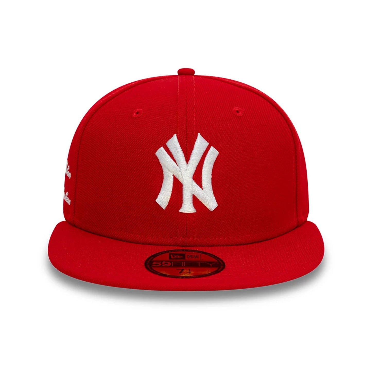 This is a AC Milan x New York Yankees Red 59FIFTY Fitted Cap 3