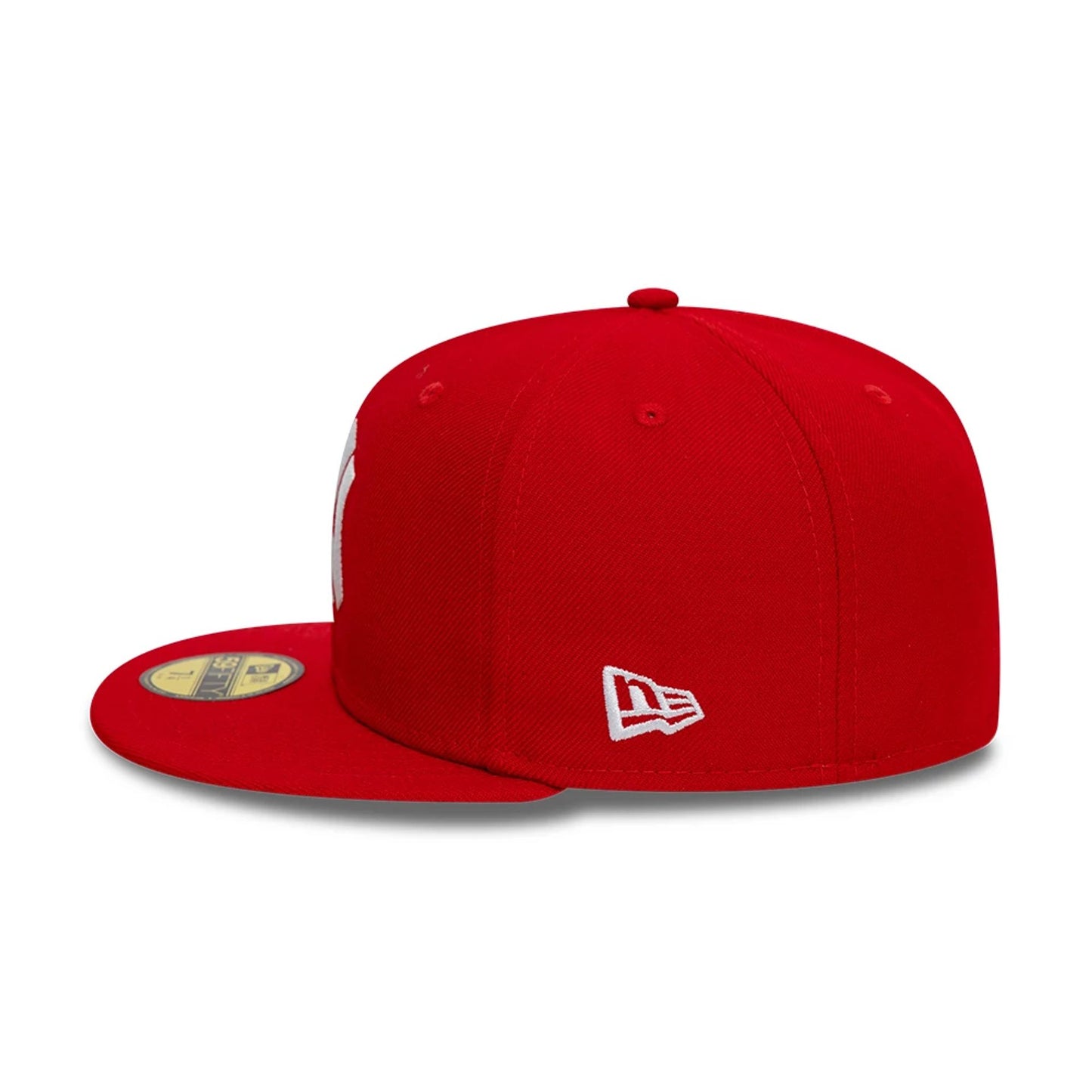 This is a AC Milan x New York Yankees Red 59FIFTY Fitted Cap 7