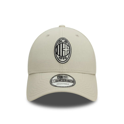 This is a AC Milan x New York Yankees Crest Stone 9FORTY Adjustable Cap 2