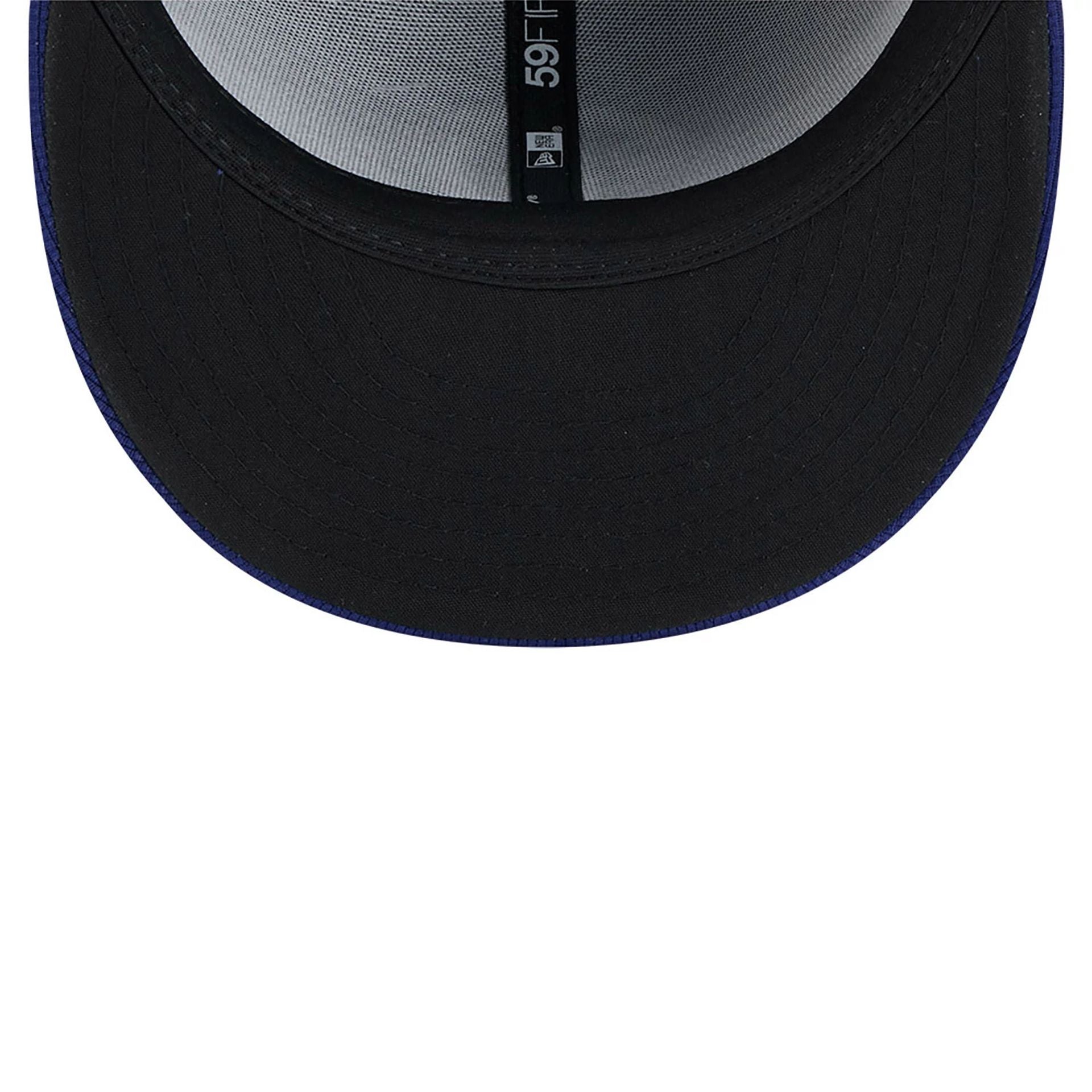 This is a LA Dodgers Spring Training 2025 Dark Blue 59FIFTY Fitted Cap 2