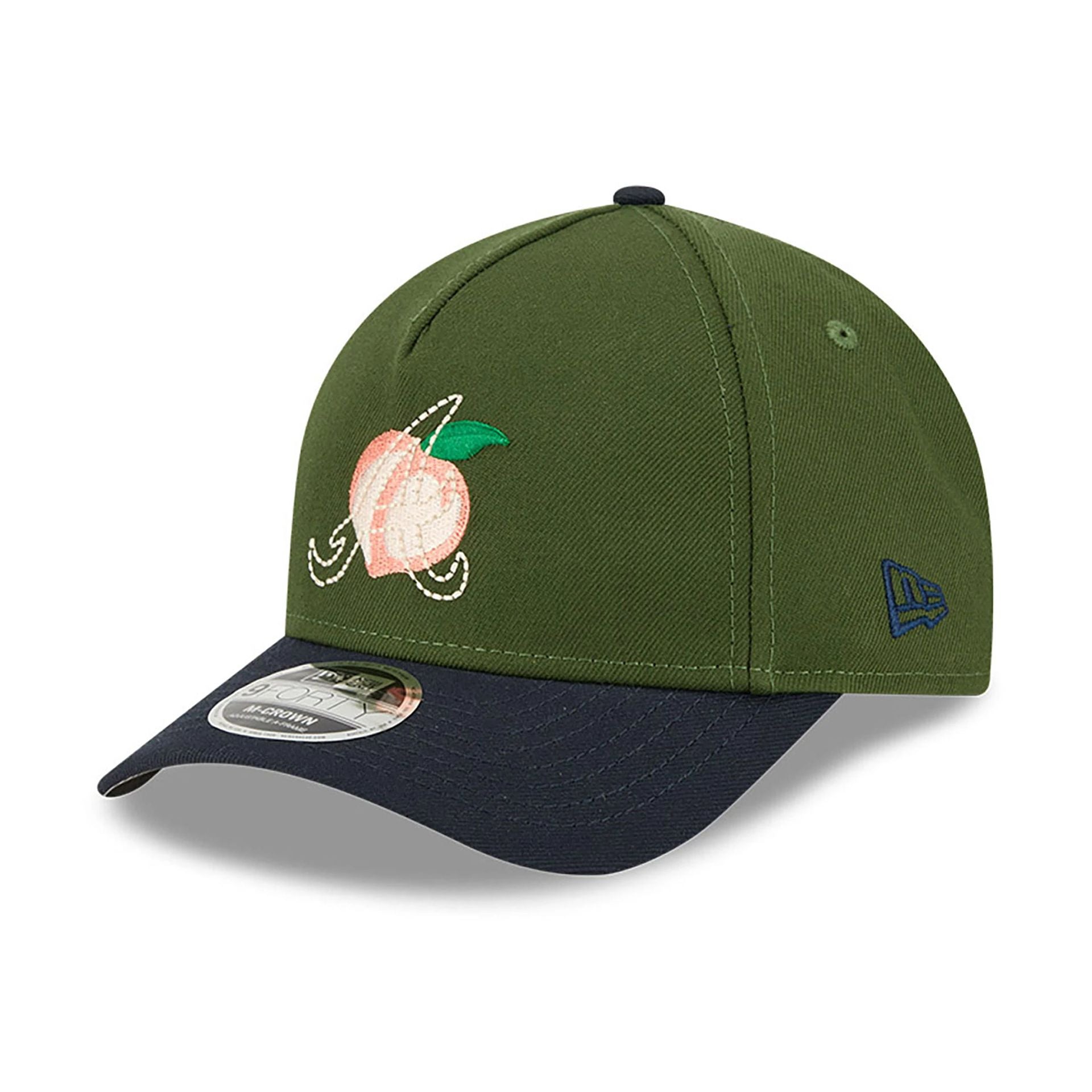 This is a Atlanta Braves City Feature Dark Green 9FORTY M-Crown A-Frame Adjustable Cap 1