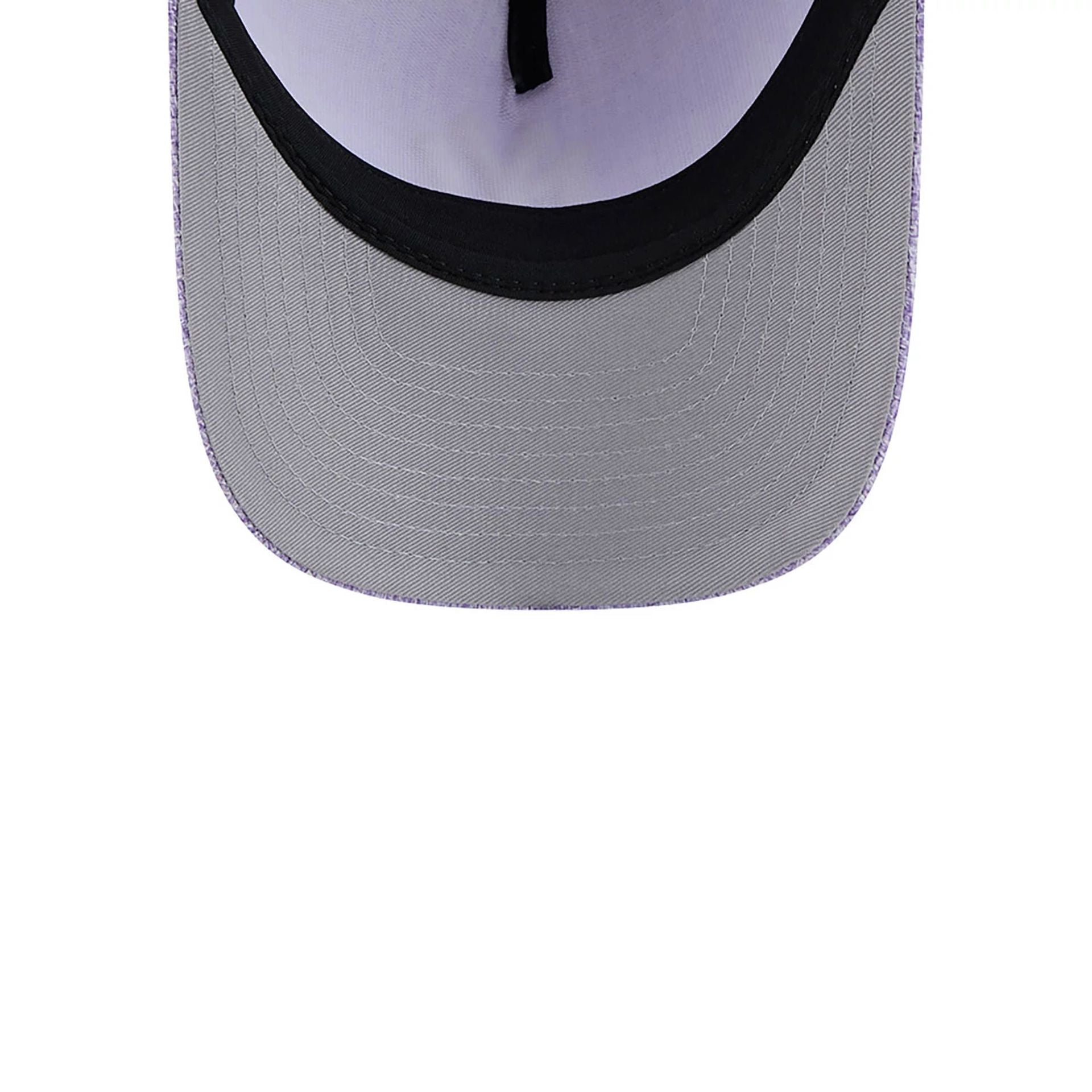 This is a New York Yankees Cotton Weave Pastel Purple 9FORTY M-Crown A-Frame Adjustable Cap 2