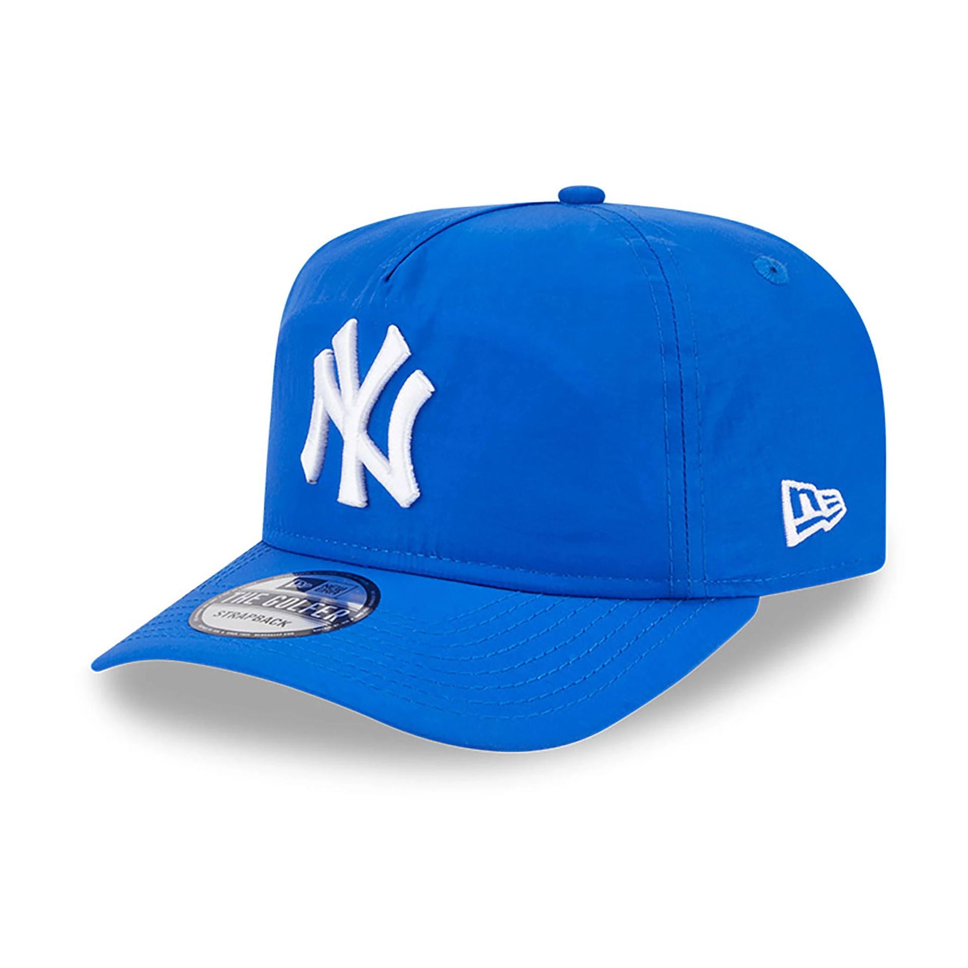 This is a New York Yankees Everyday Nylon Blue Golfer Adjustable Cap 1