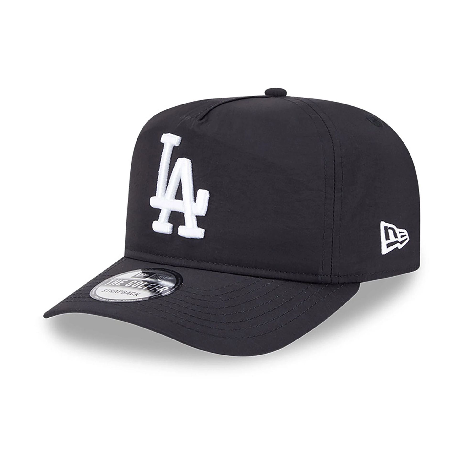 This is a LA Dodgers Everyday Nylon Black Golfer Adjustable Cap 1