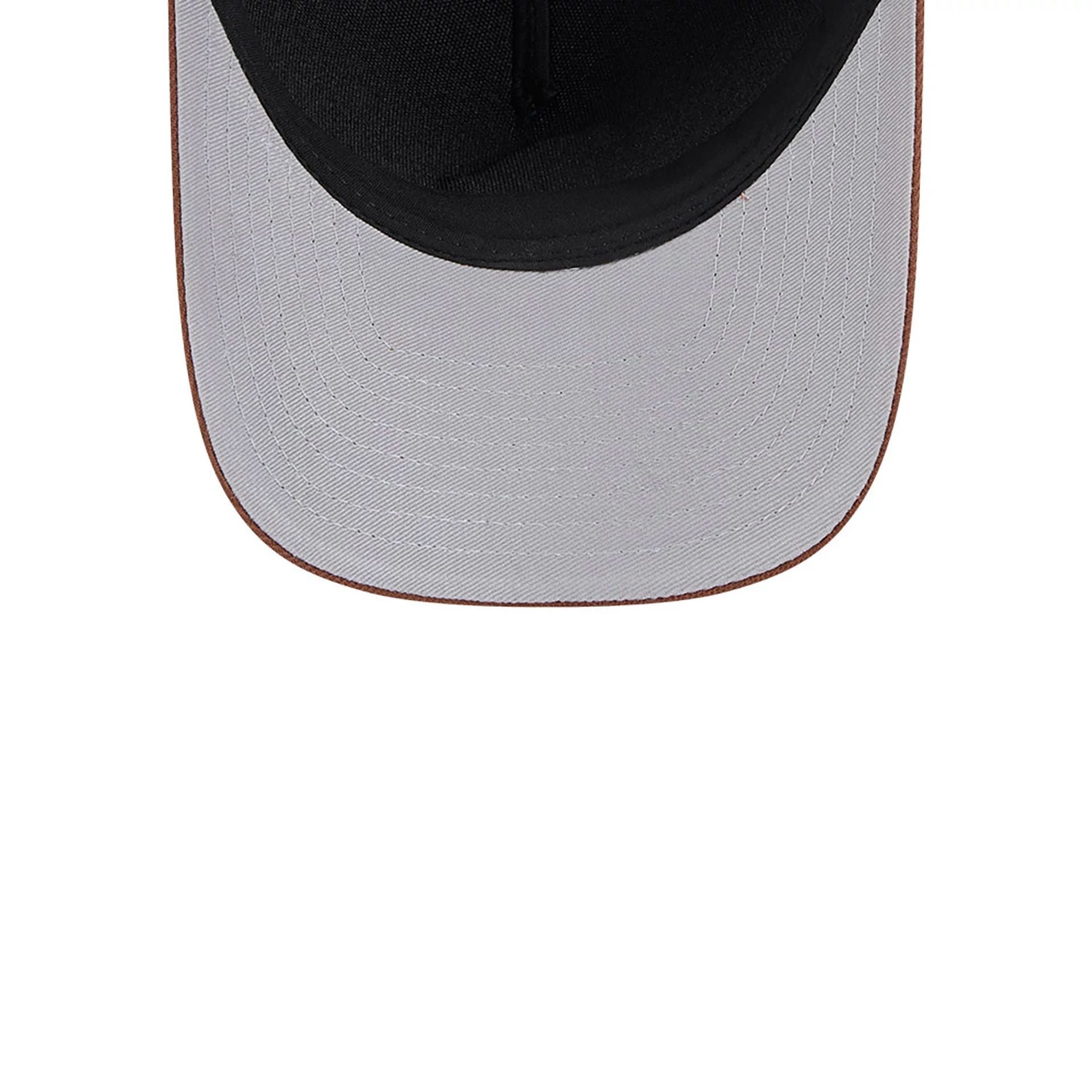 This is a LA Dodgers New Era Motorsport Dark Brown 9FORTY M-Crown A-Frame Adjustable Cap 2