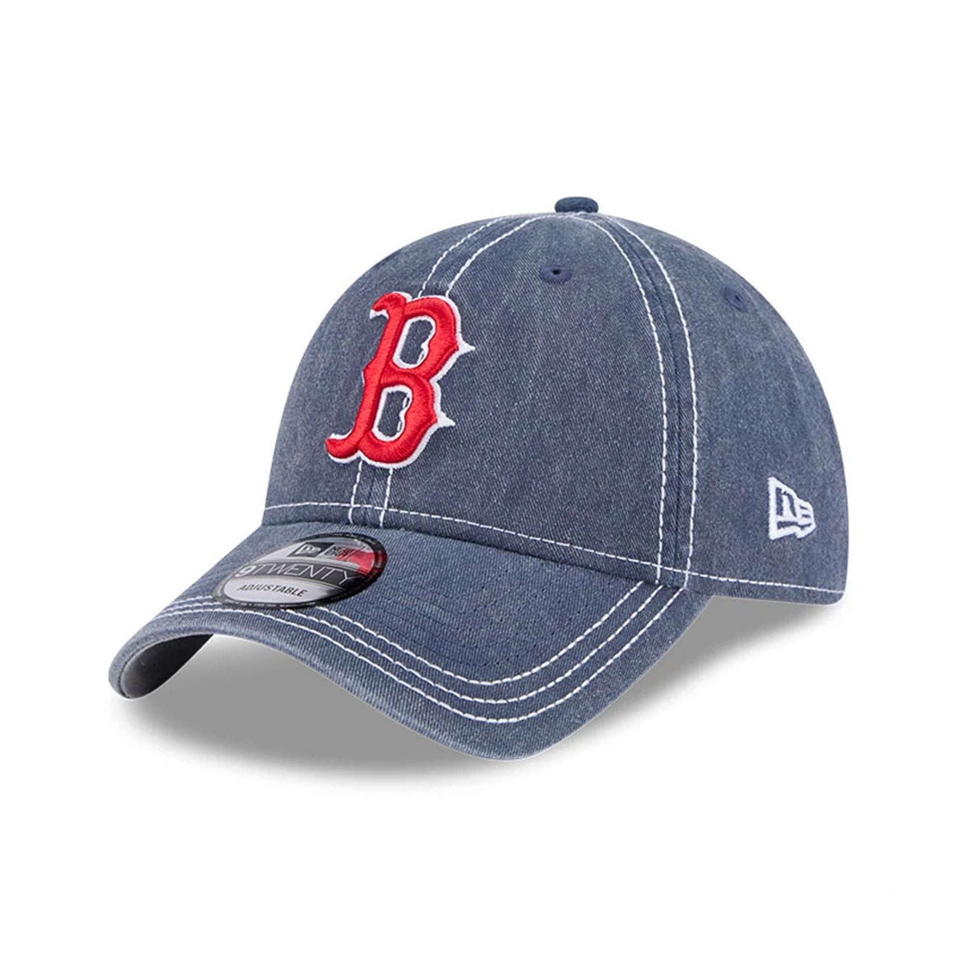 This is a Boston Red Sox Washed Contrast Navy 9TWENTY Adjustable Cap 1