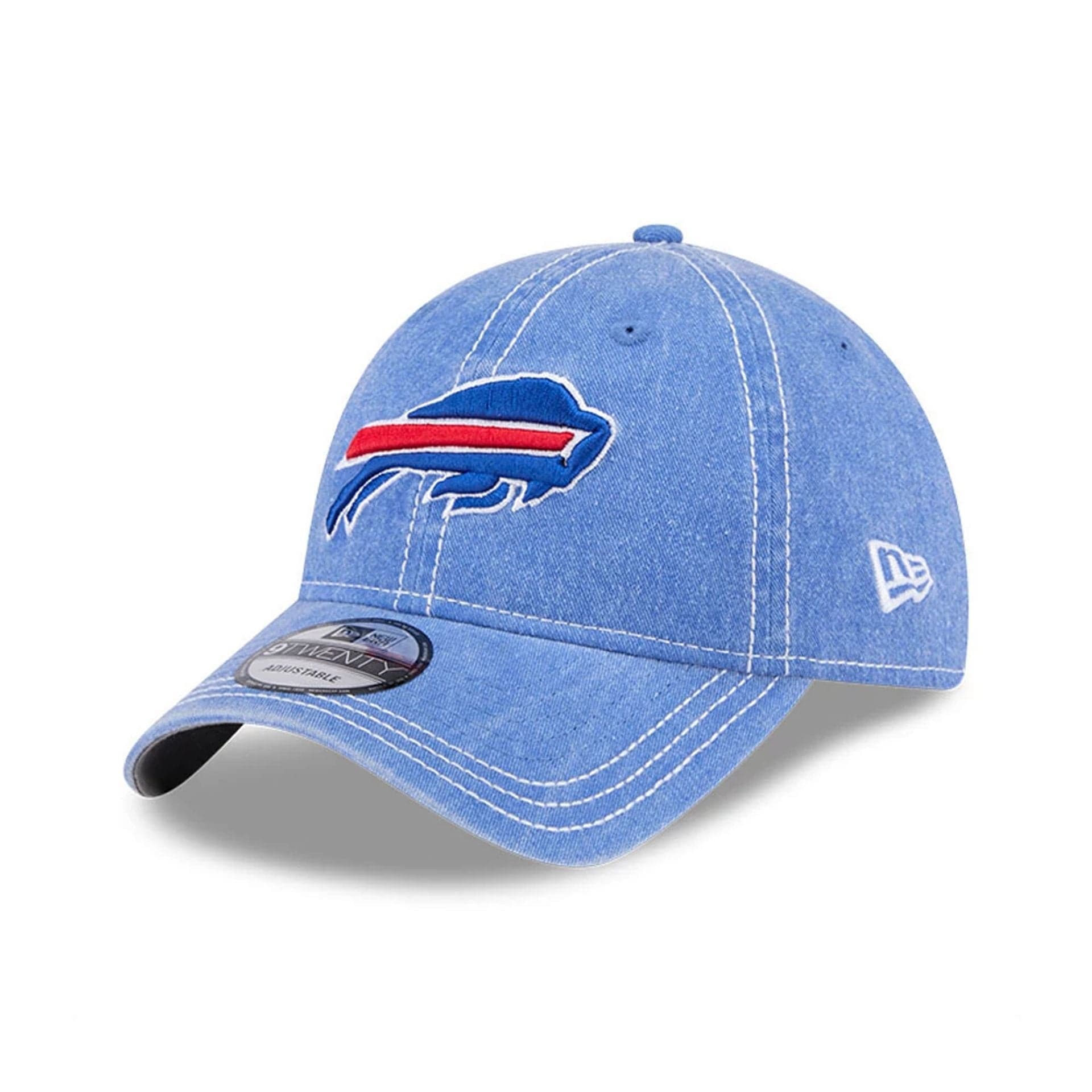 This is a Buffalo Bills Washed Contrast Blue 9TWENTY Adjustable Cap 1