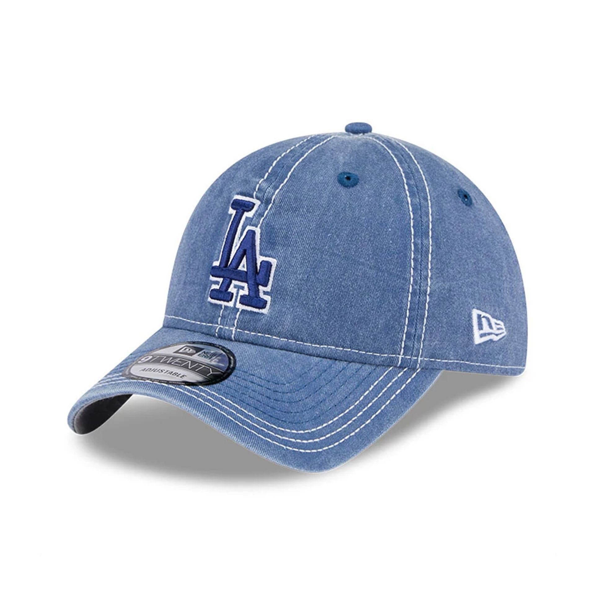 This is a LA Dodgers Washed Contrast Dark Blue 9TWENTY Adjustable Cap 1