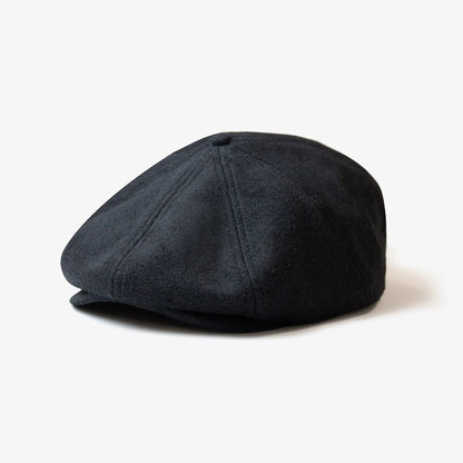 This is a AC Milan Herbert Kilpin Black Newsboy Hat 4