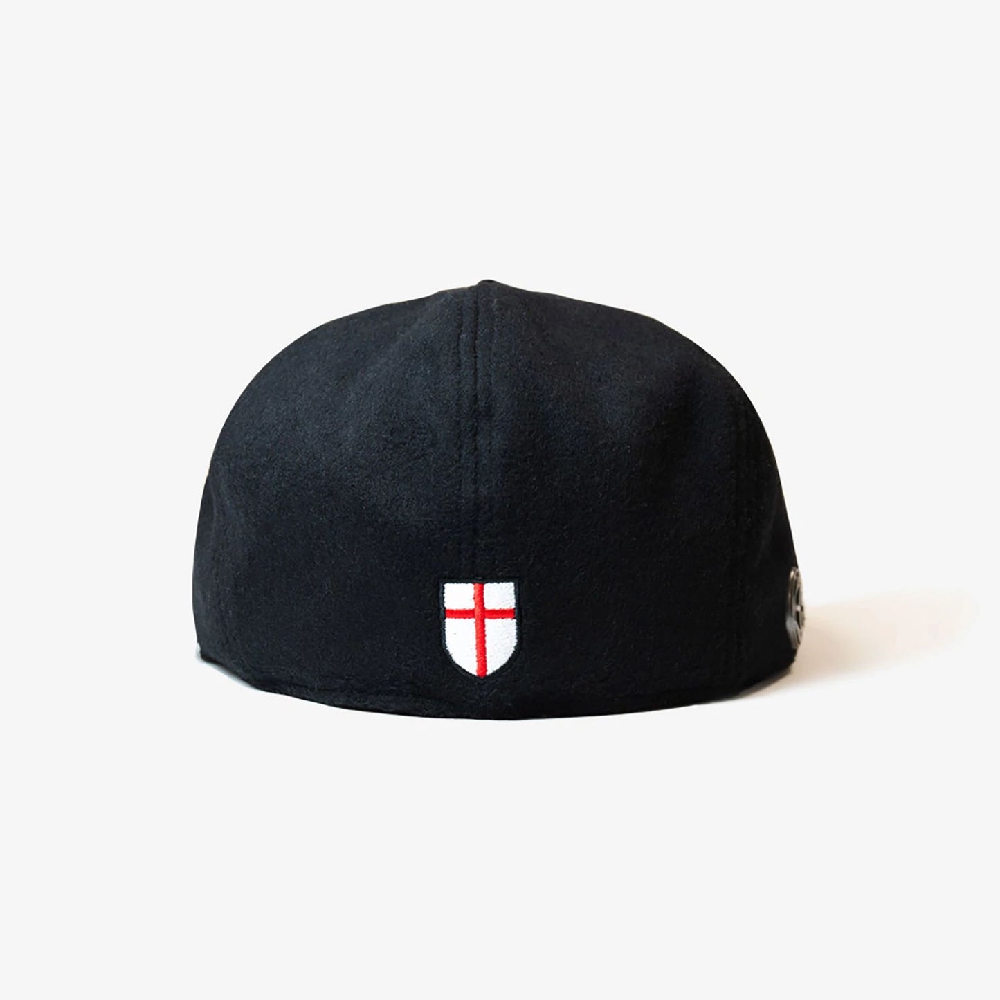 This is a AC Milan Herbert Kilpin Black Newsboy Hat 5