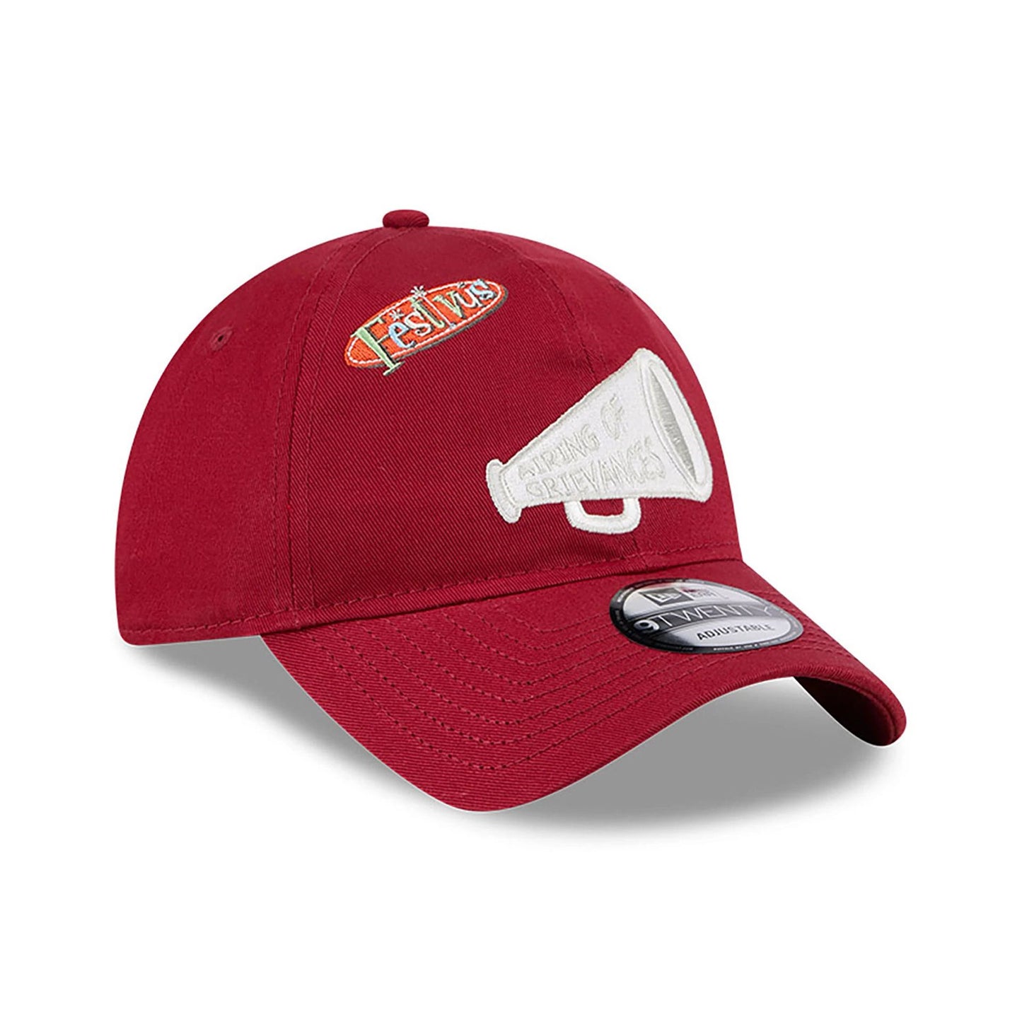 This is a Seinfeld Festivus Dark Red 9TWENTY Adjustable Cap 3