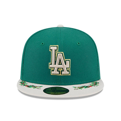 This is a LA Dodgers Novelty Holly Green 59FIFTY Fitted Cap 4