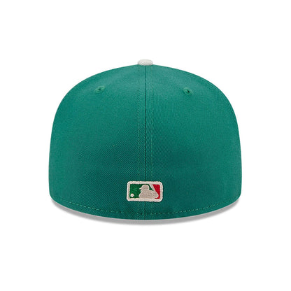 This is a LA Dodgers Novelty Holly Green 59FIFTY Fitted Cap 5