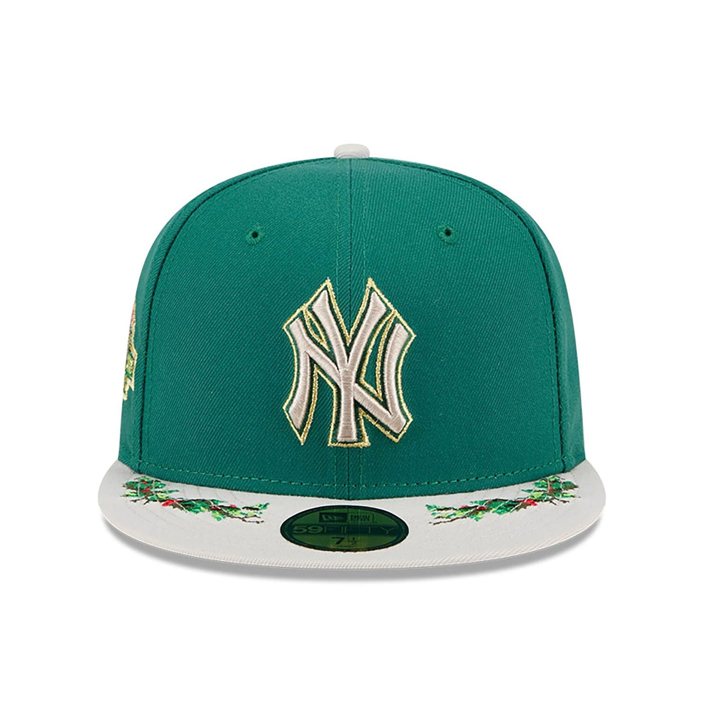 This is a New York Yankees Novelty Holly Green 59FIFTY Fitted Cap 3