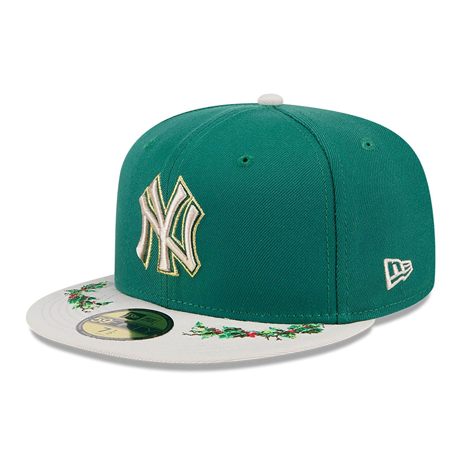 This is a New York Yankees Novelty Holly Green 59FIFTY Fitted Cap 4