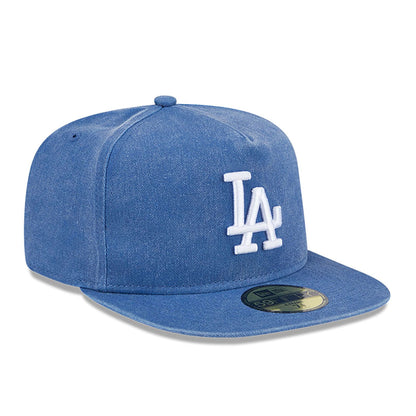 This is a LA Dodgers Pigment Dye Dark Blue 59FIFTY A-Frame Fitted Cap 4