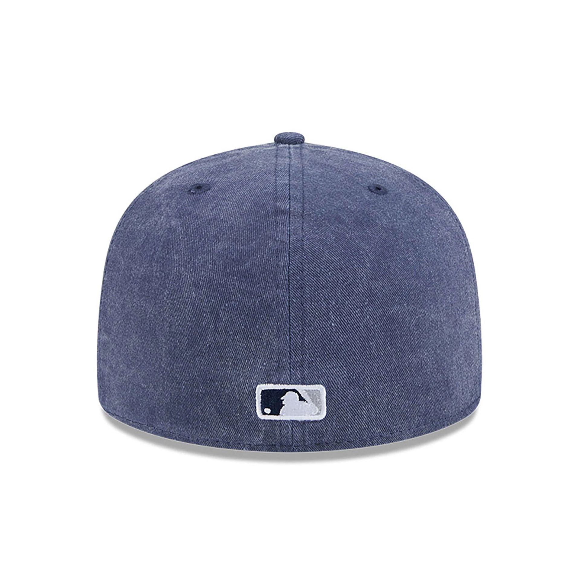 This is a New York Yankees Pigment Dye Navy 59FIFTY A-Frame Fitted Cap 5