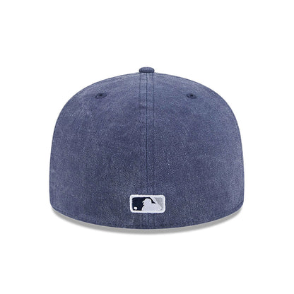 This is a New York Yankees Pigment Dye Navy 59FIFTY A-Frame Fitted Cap 5