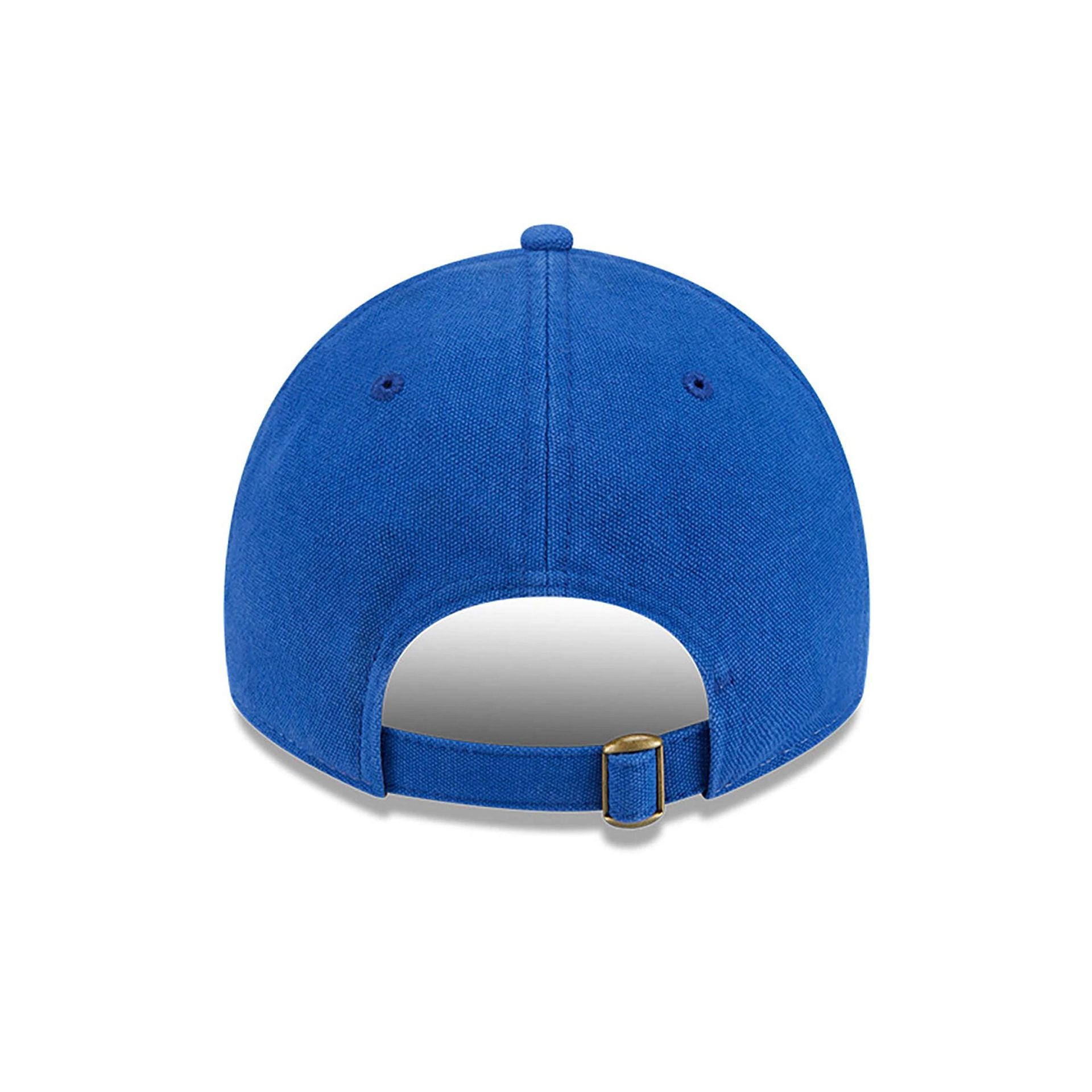 This is a Seattle Mariners Tan Texture Blue 9TWENTY Adjustable Cap 5